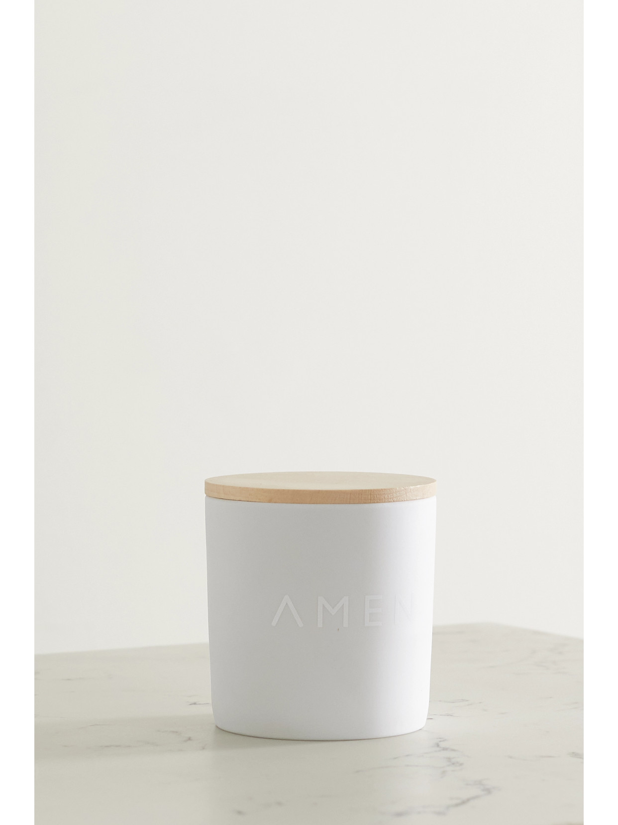 .A. MEN. - Chakra 01 Vetiver Scented Candle, 200g - White