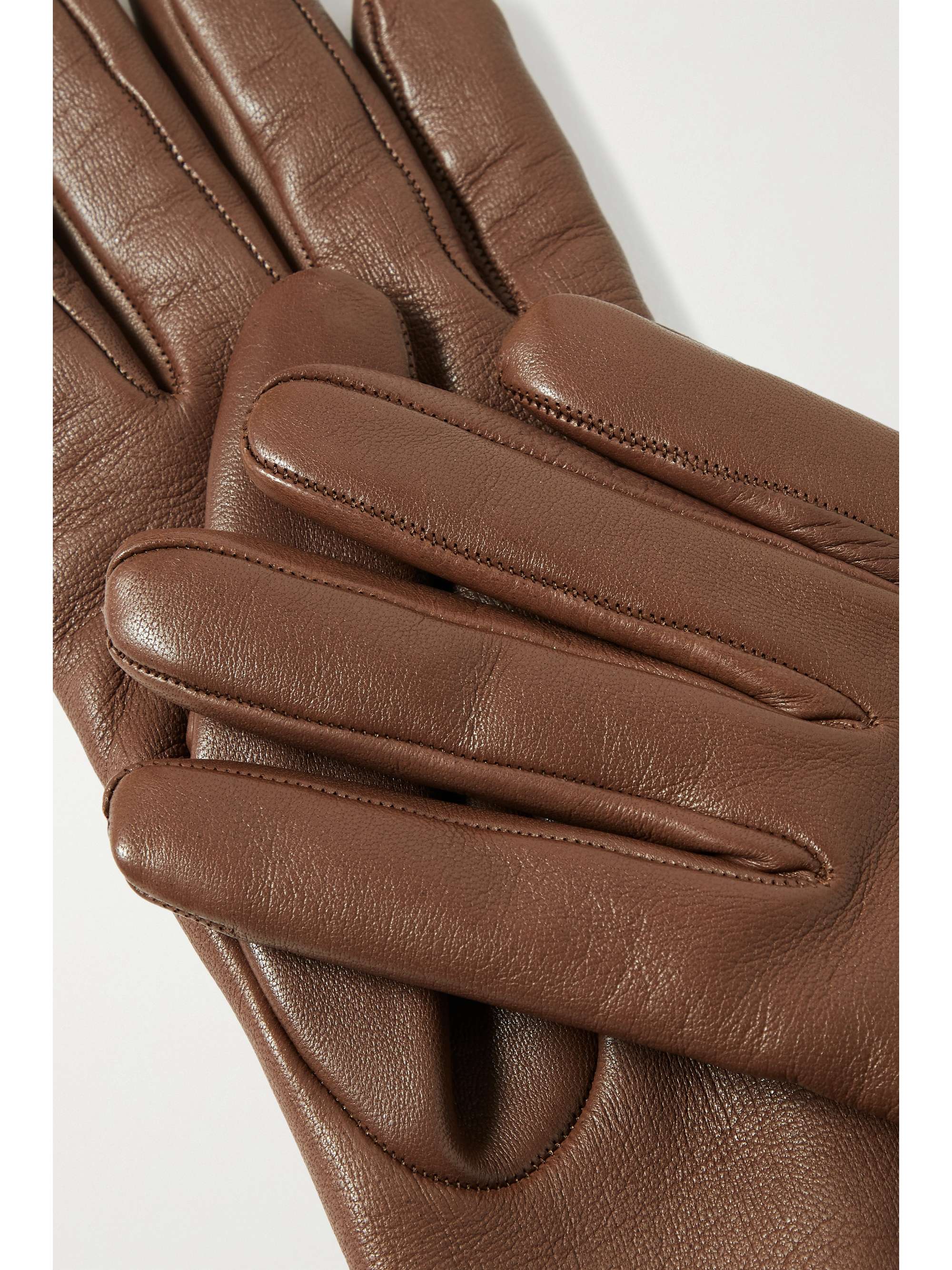 LORO PIANA Leather gloves