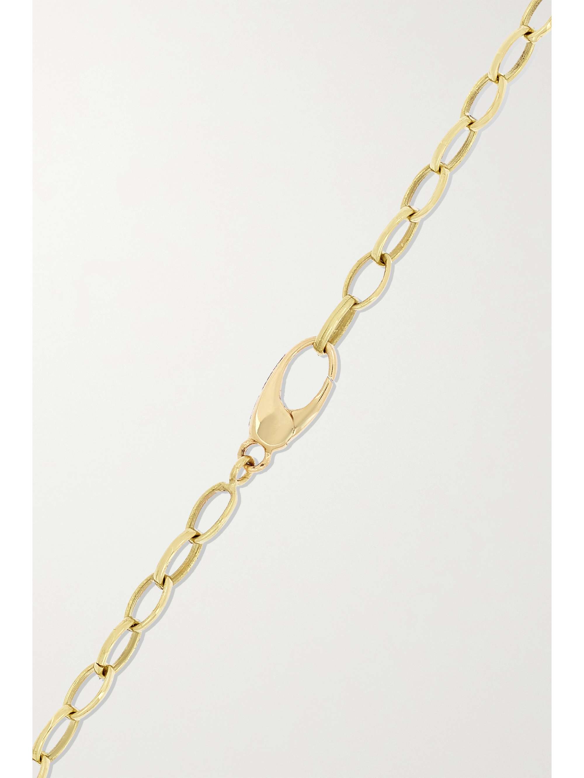JENNIFER MEYER Small Edith 18-karat gold lapis necklace