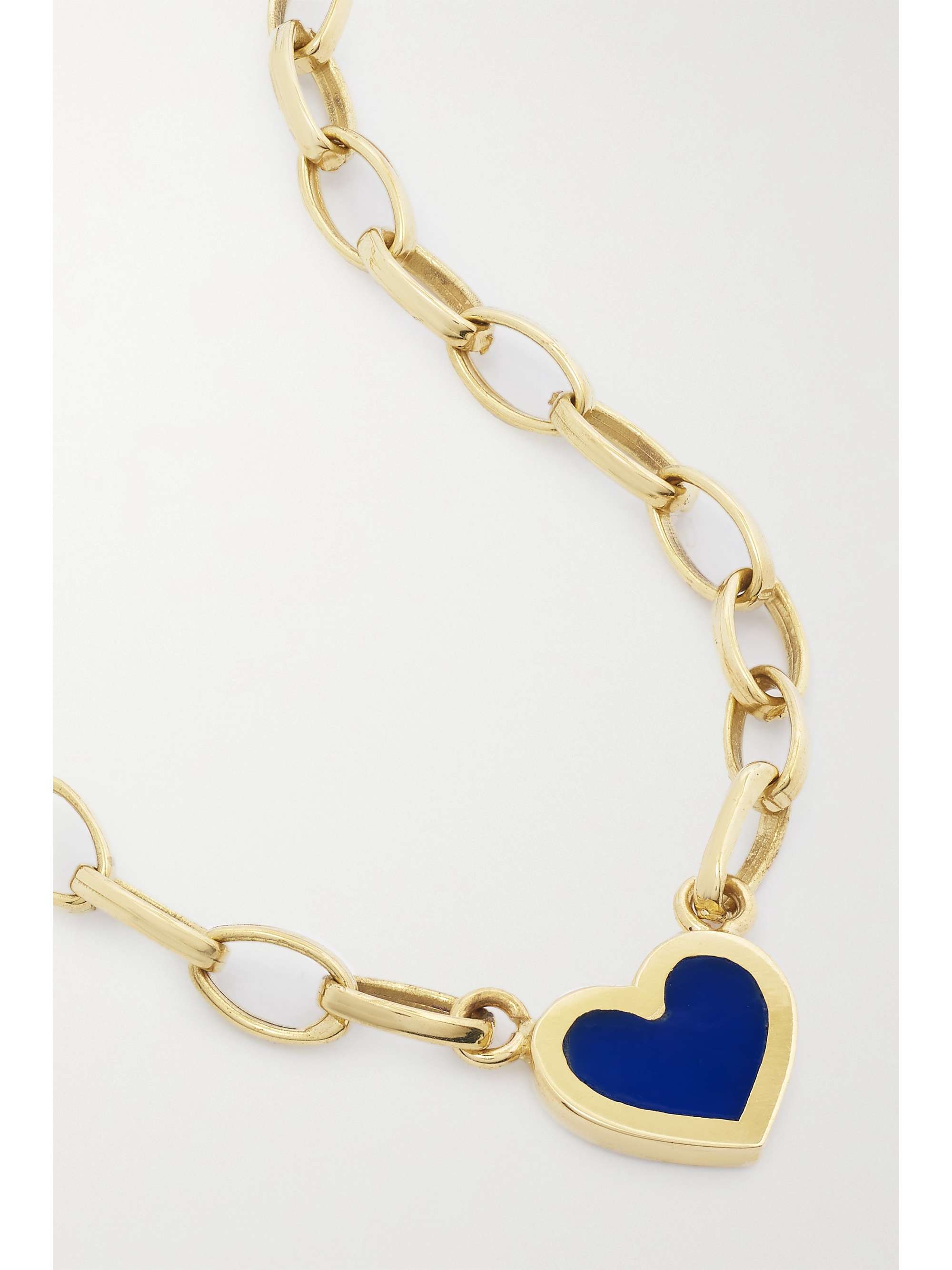 JENNIFER MEYER Small Edith 18-karat gold lapis necklace