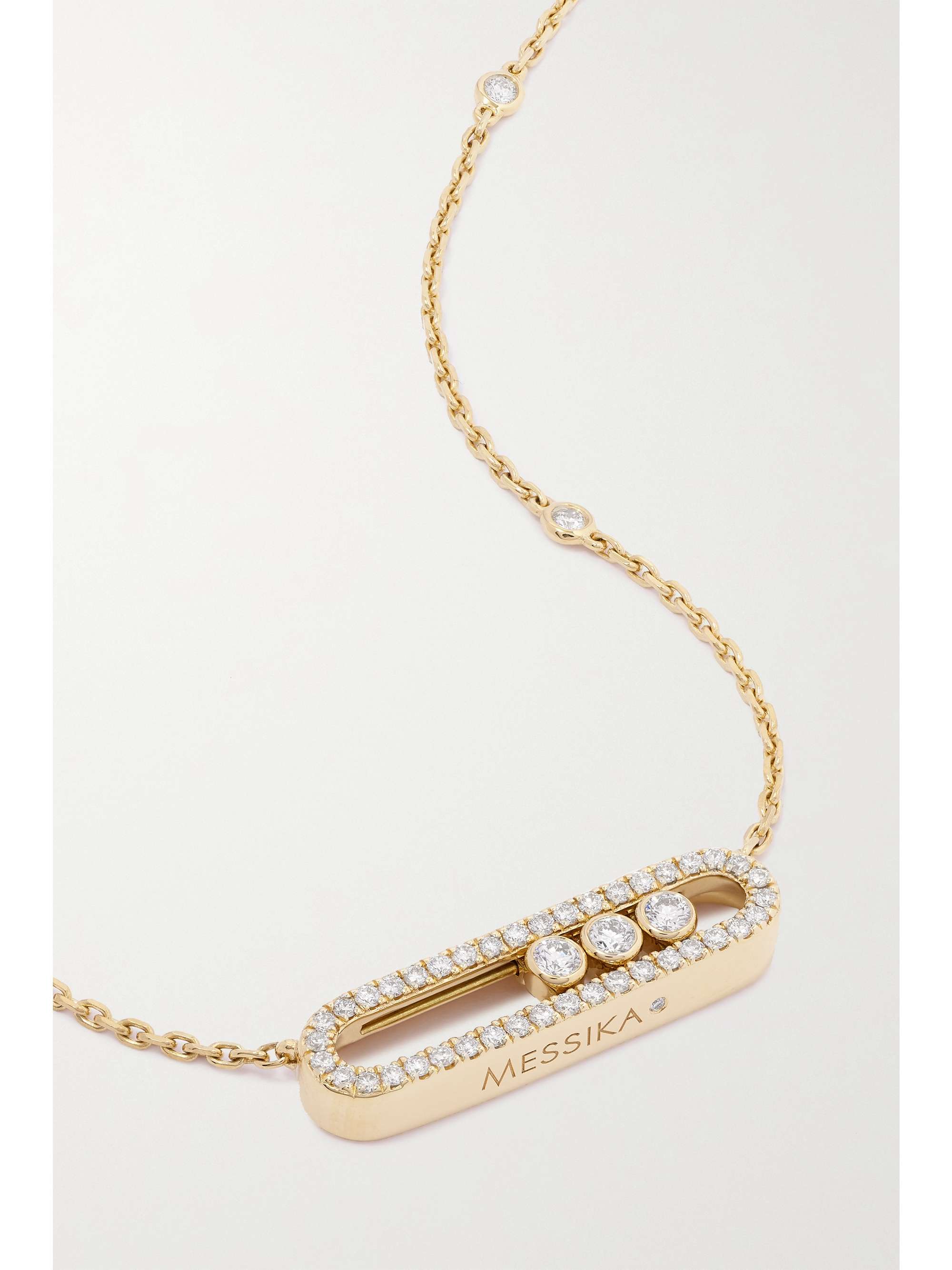 MESSIKA Baby Move Kette aus 18 Karat Gold mit Diamanten