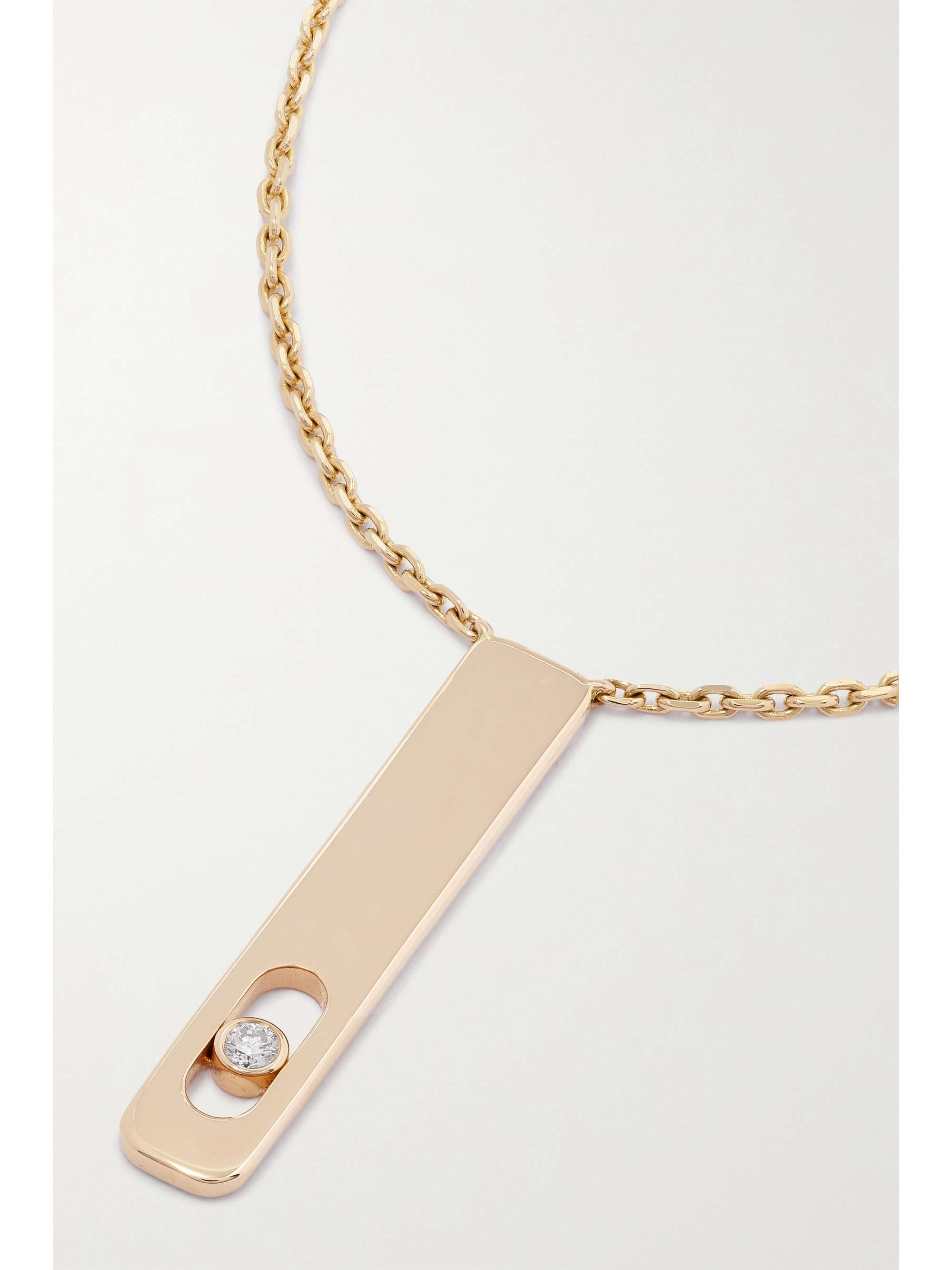 MESSIKA My First Diamond 18-karat rose gold diamond necklace