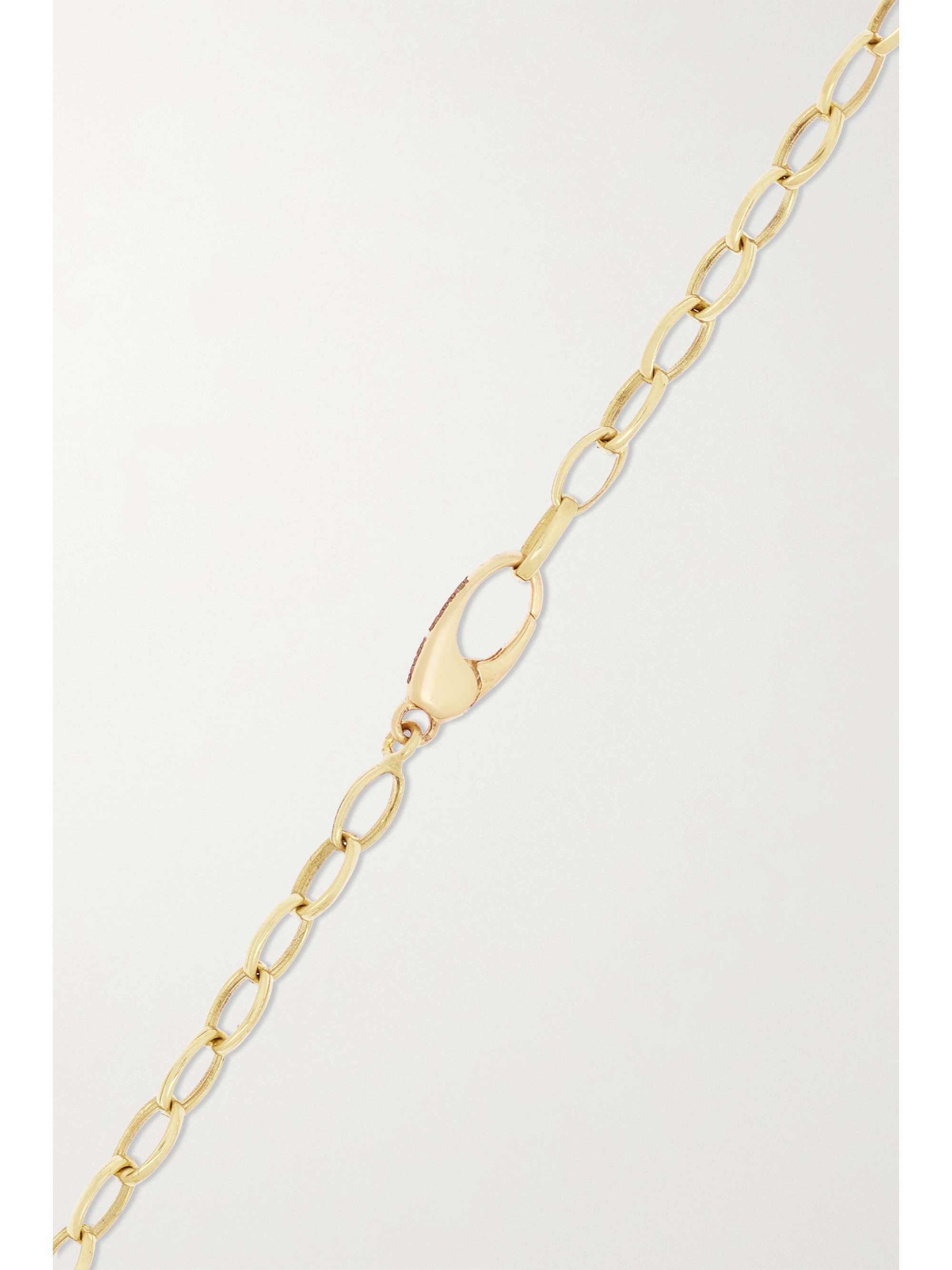 JENNIFER MEYER Small Edith 18-karat gold diamond necklace