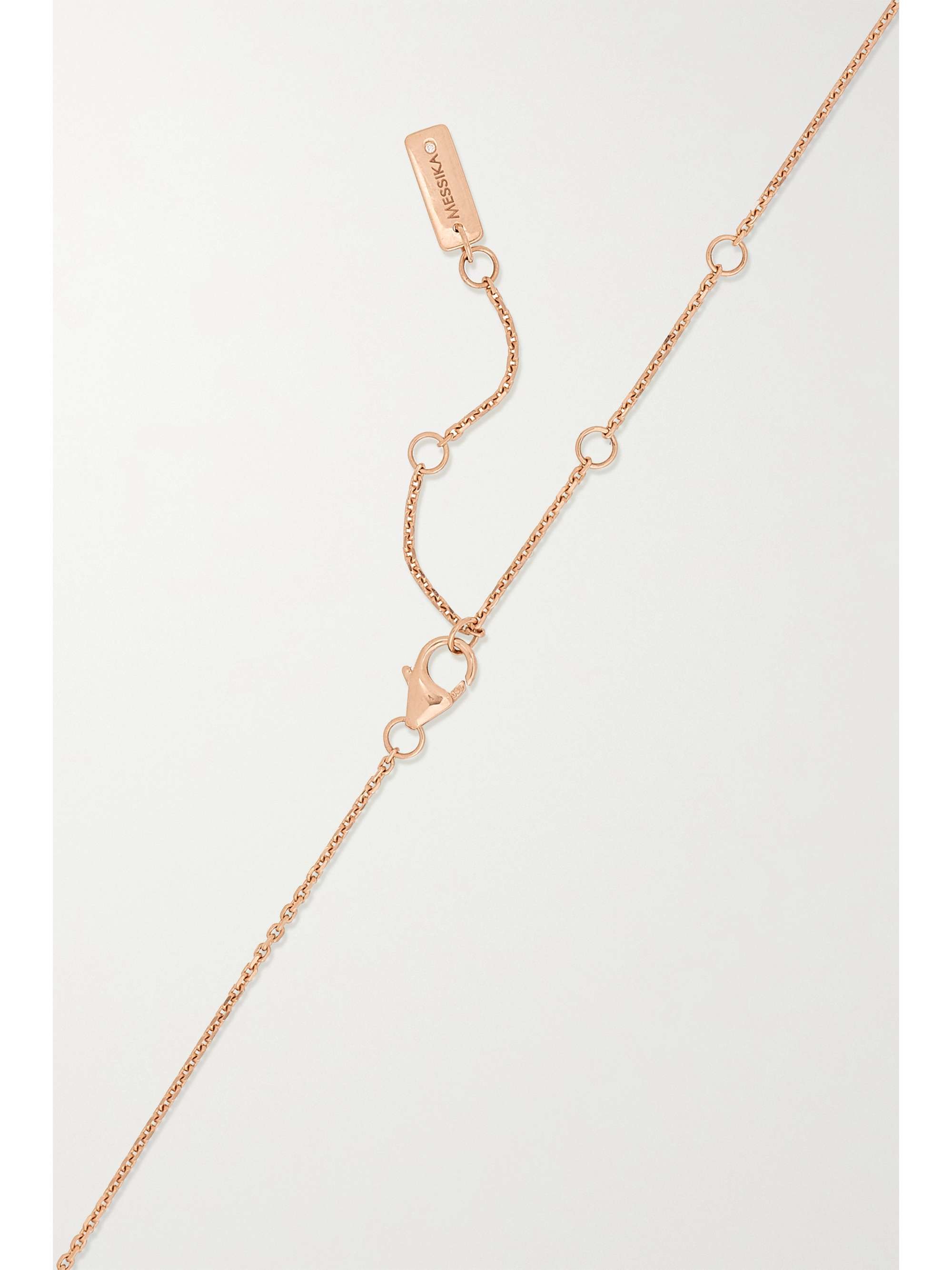 MESSIKA Move Kette aus 18 Karat Roségold mit Diamanten
