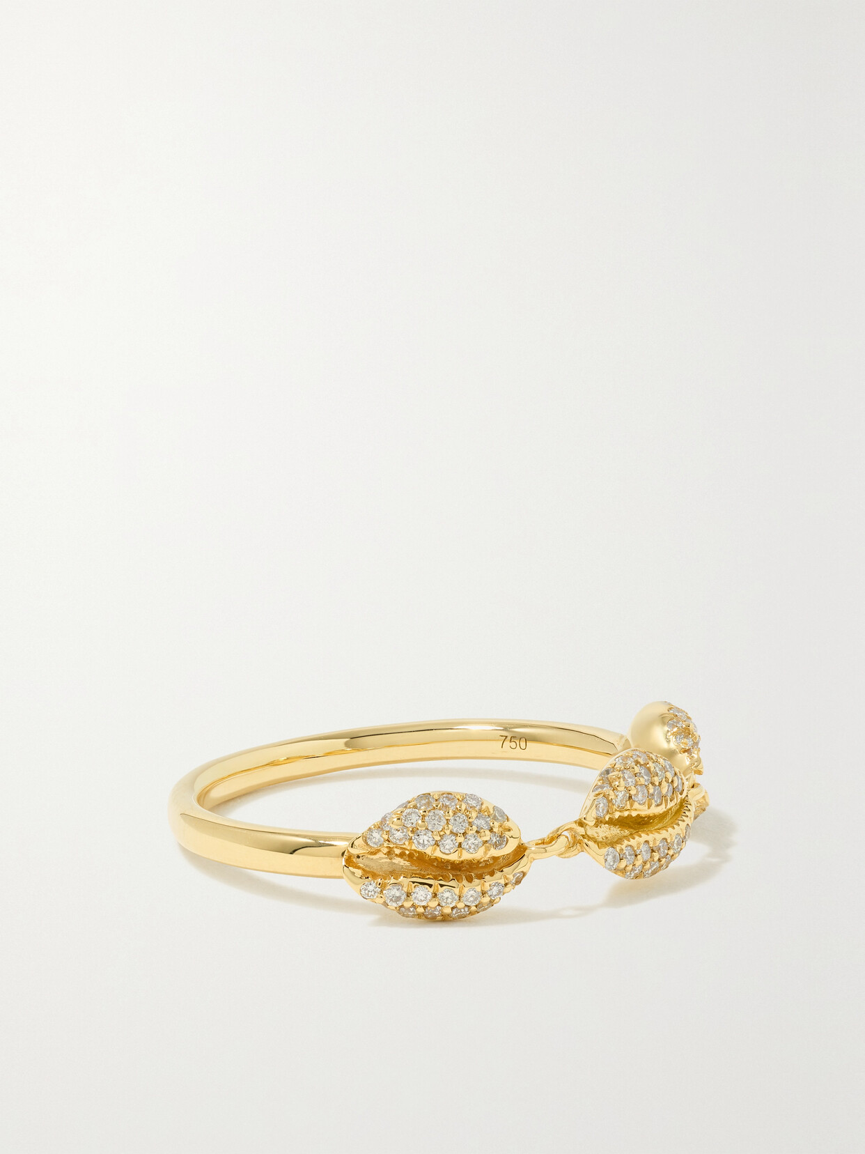 Almasika Le Cauri 18-karat Gold Diamond Ring