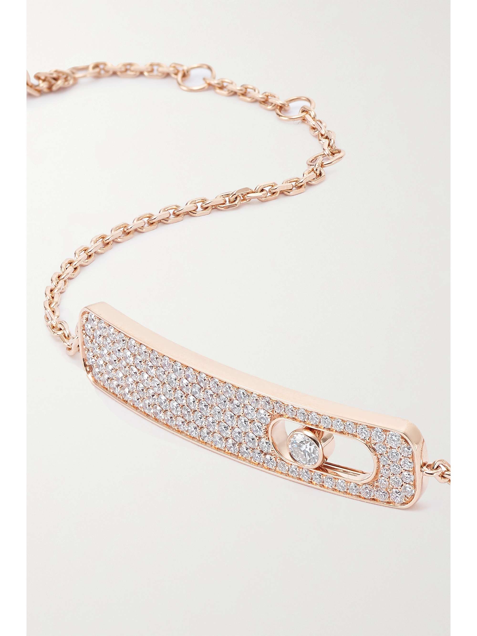 MESSIKA My First Diamond large 18-karat rose gold diamond bracelet