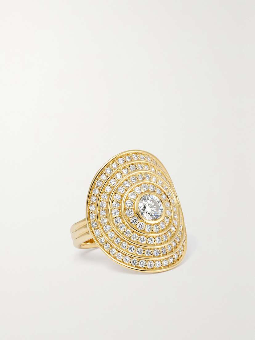 Almasika Universum 18-karat Gold Diamond Ring
