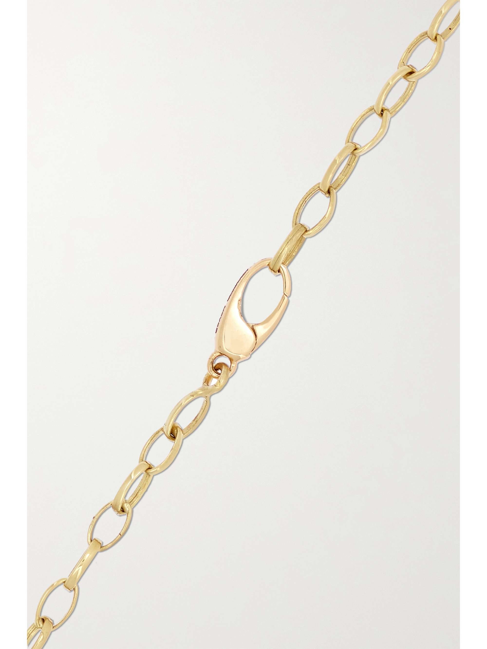 JENNIFER MEYER Small Edith 18-karat gold lapis necklace
