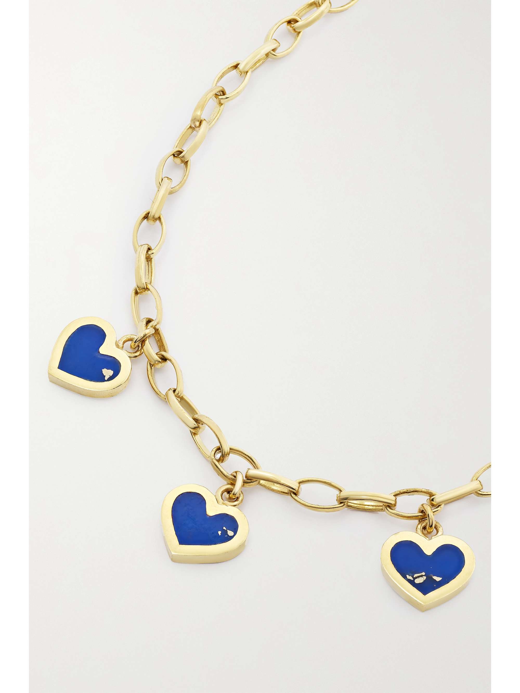 JENNIFER MEYER Small Edith 18-karat gold lapis necklace