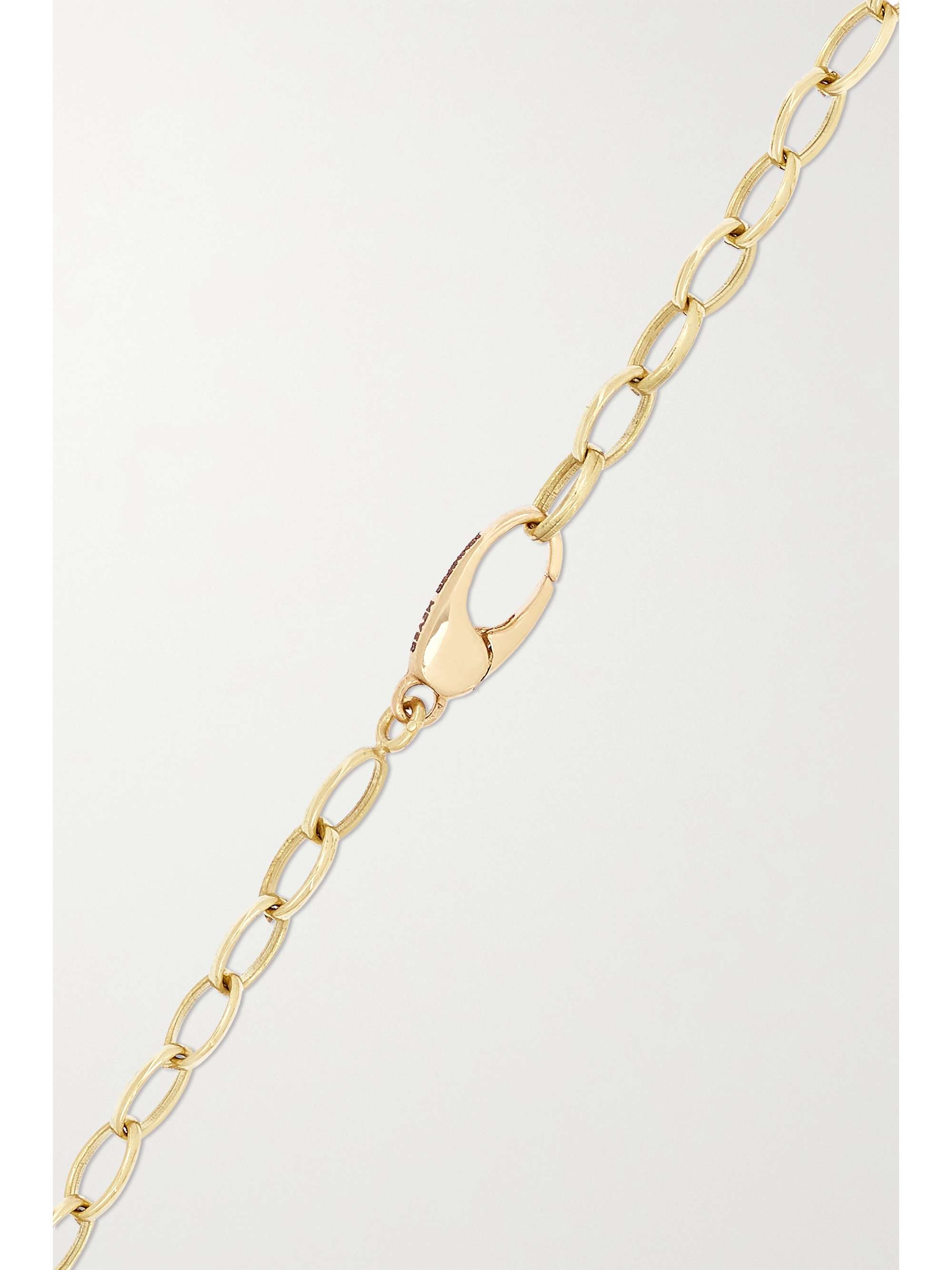 JENNIFER MEYER Small Edith 18-karat gold diamond bracelet