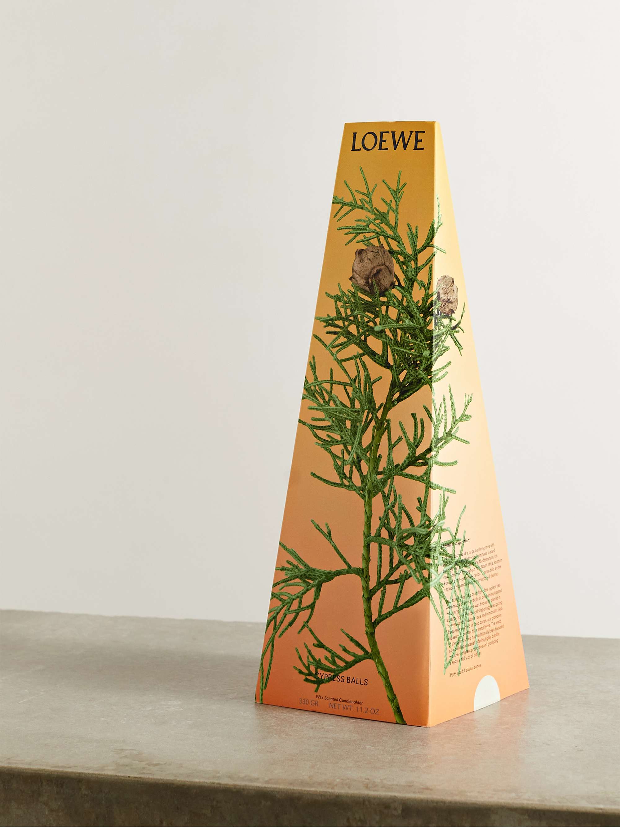LOEWE HOME SCENTS Cypress Balls scented candle, 350g