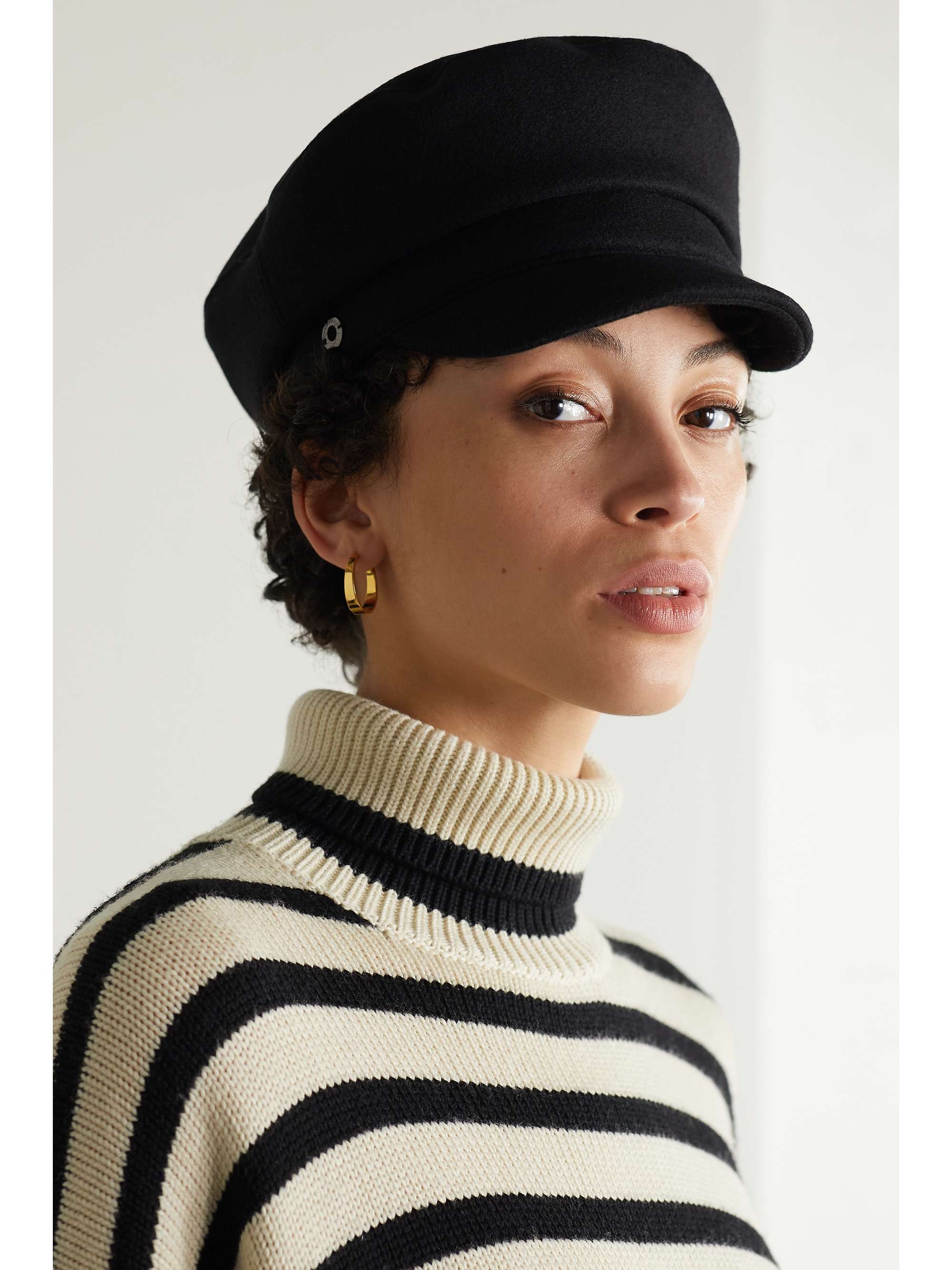 LORO PIANA Lea wool and cashmere-blend cap