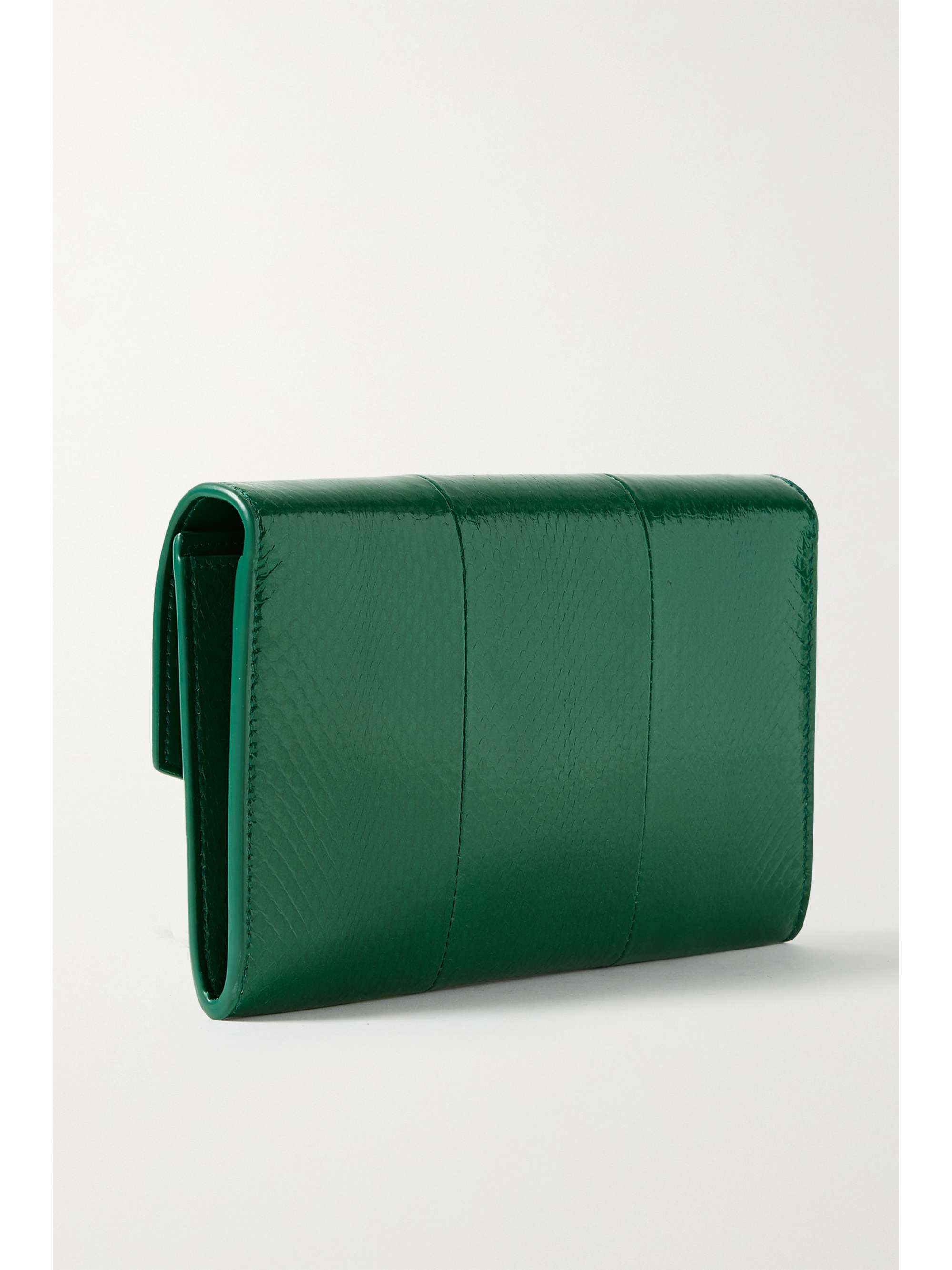 SAINT LAURENT Uptown watersnake shoulder bag