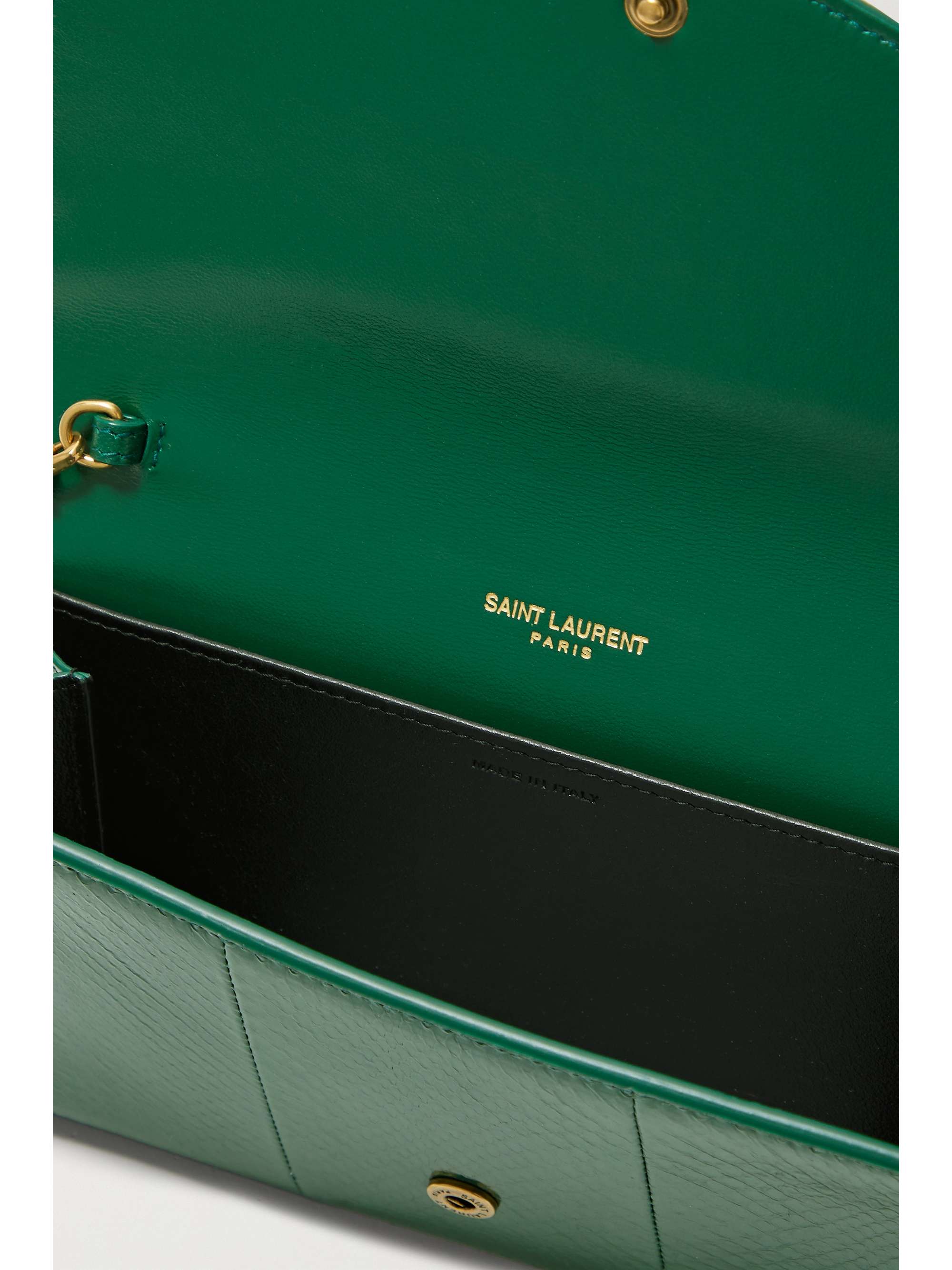 SAINT LAURENT Uptown watersnake shoulder bag