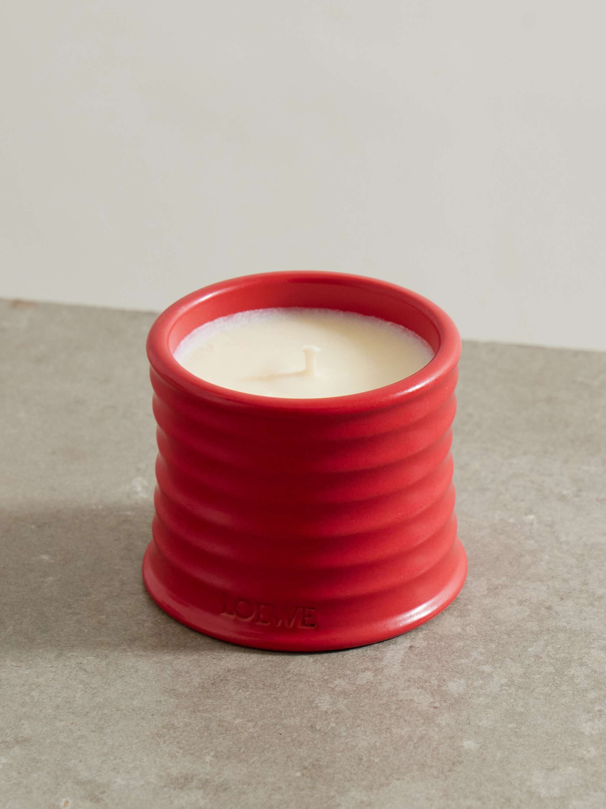 ロエベ　トマトリーフ キャンドル　　スモール　 未使用 トマトリーフ キャンドル スモール レッド - LOEWE