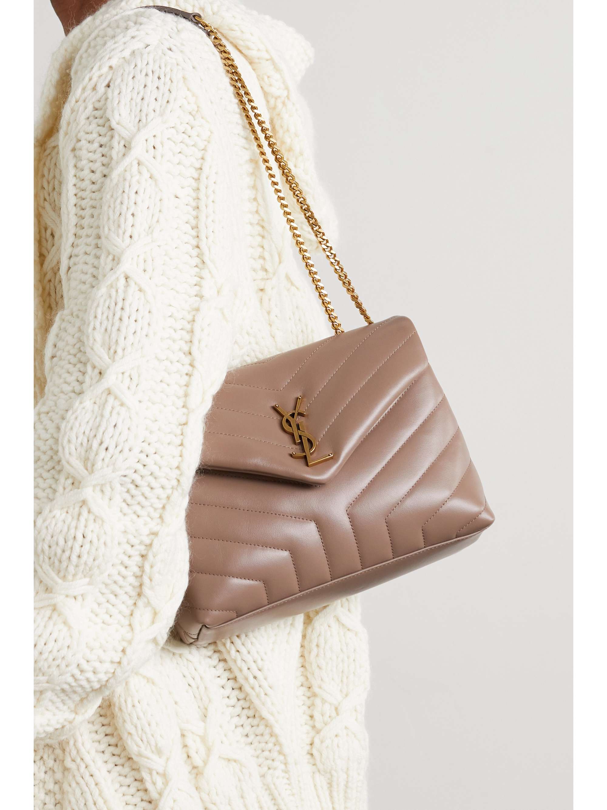 SAINT LAURENT Loulou small quilted leather shoulder bag