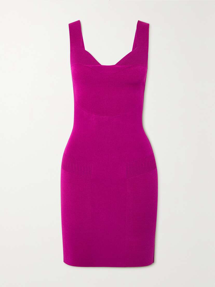 AZ Factory Mybody tretch-knit Mini Dress