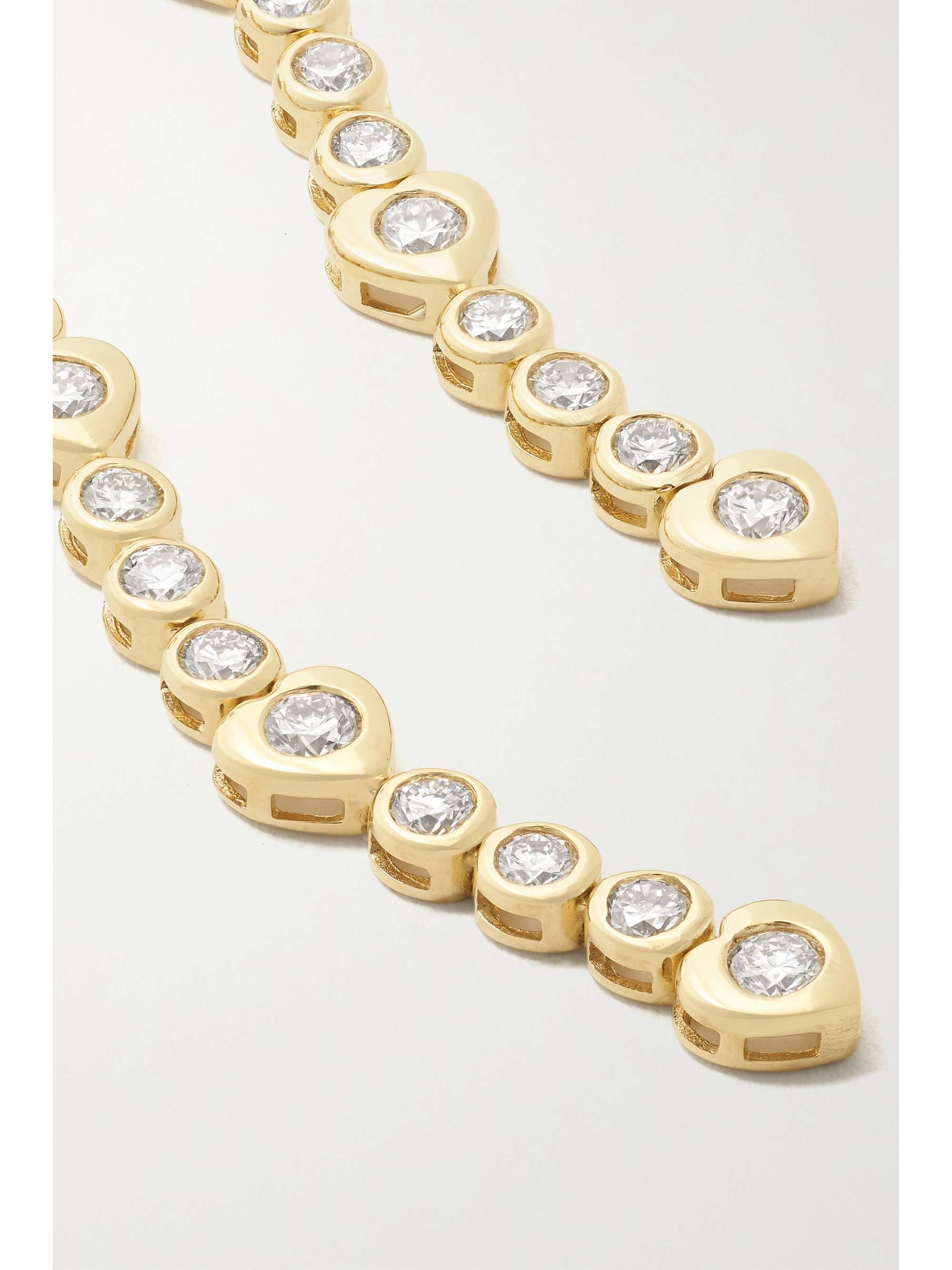 JENNIFER MEYER 18-karat gold diamond earrings