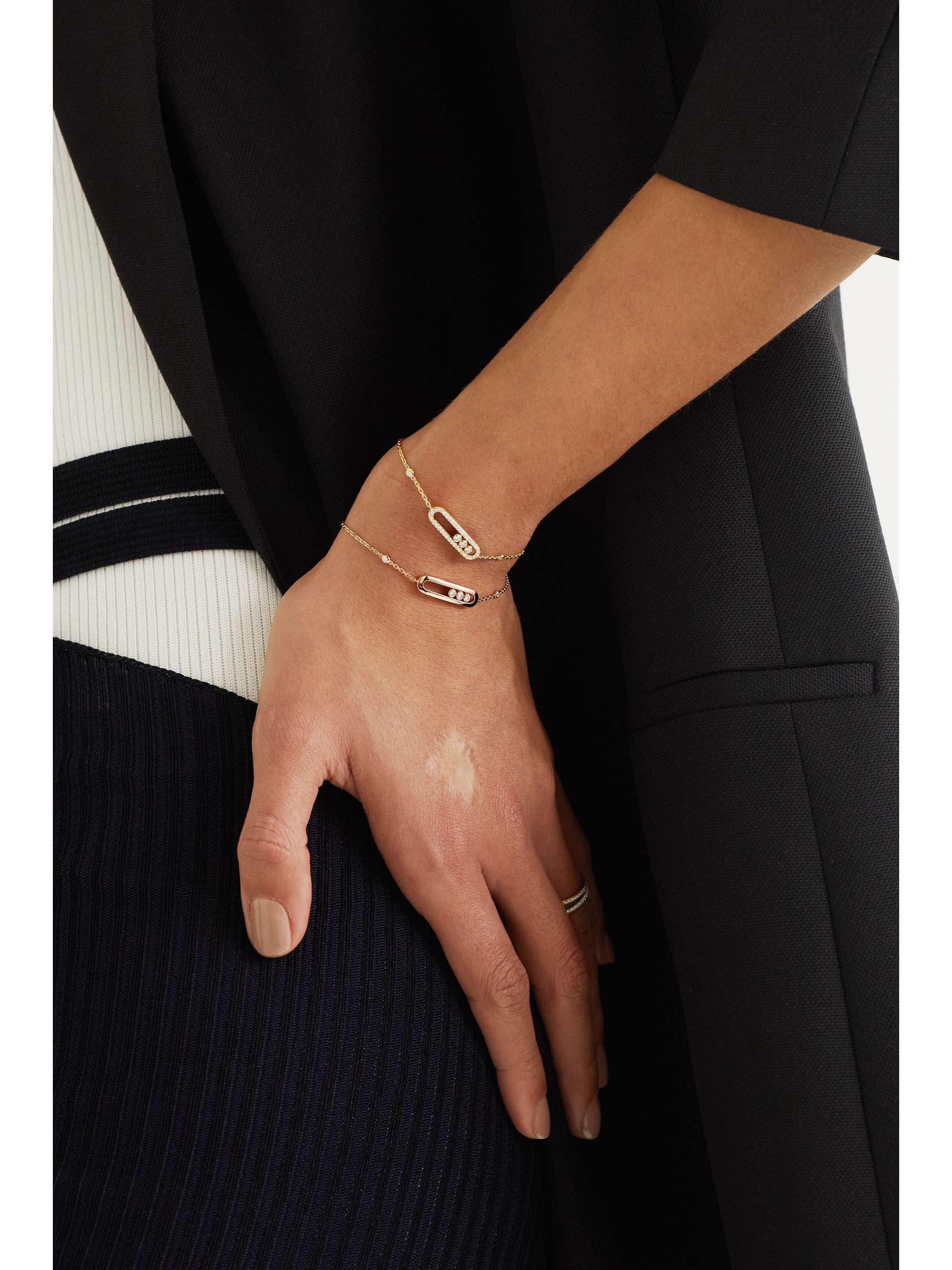 MESSIKA Baby Move Armband aus 18 Karat Gold mit Diamanten