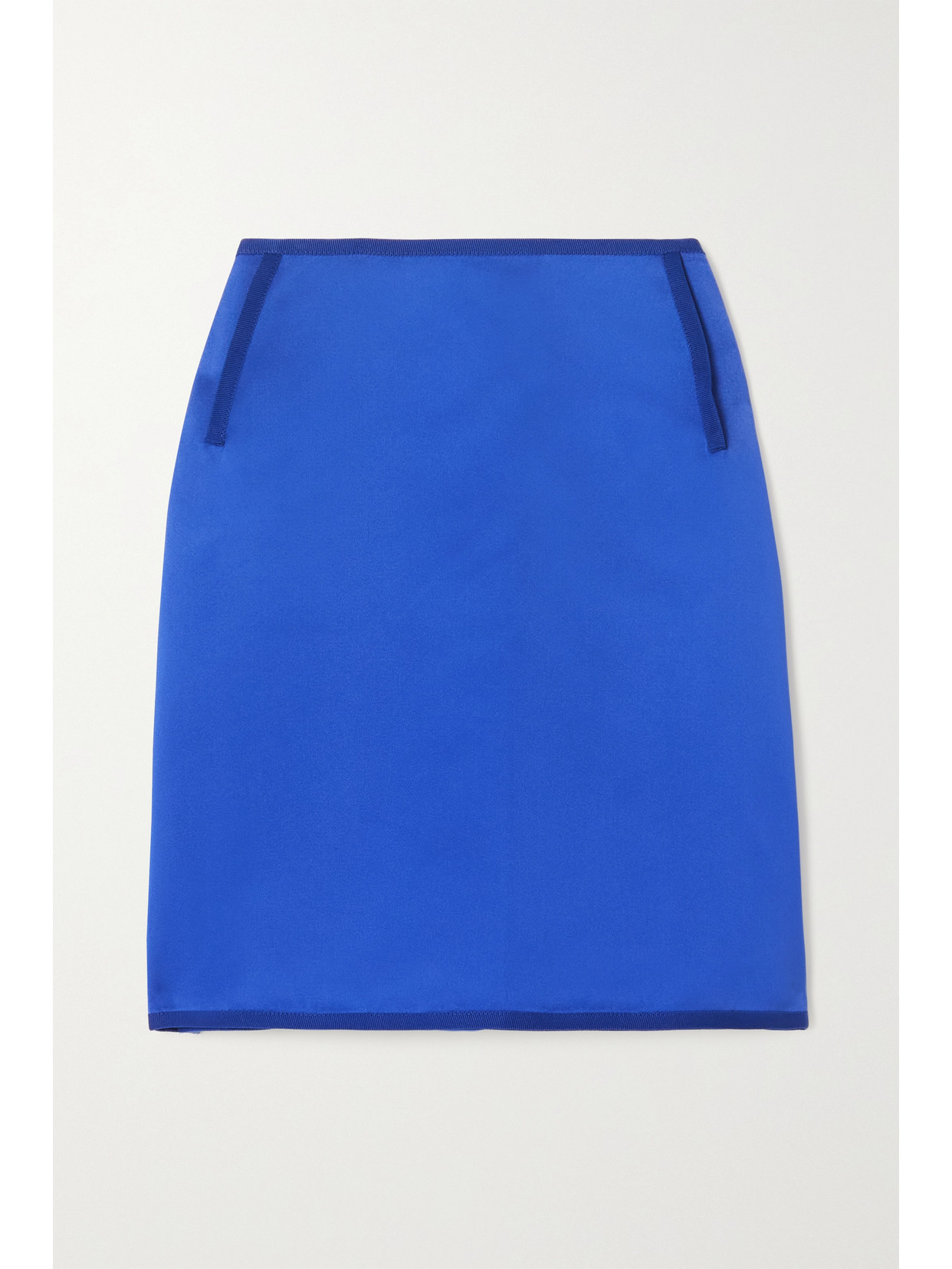 Az Factory Switchwear Recycled Duchesse-satin Mini Skirt In Blue