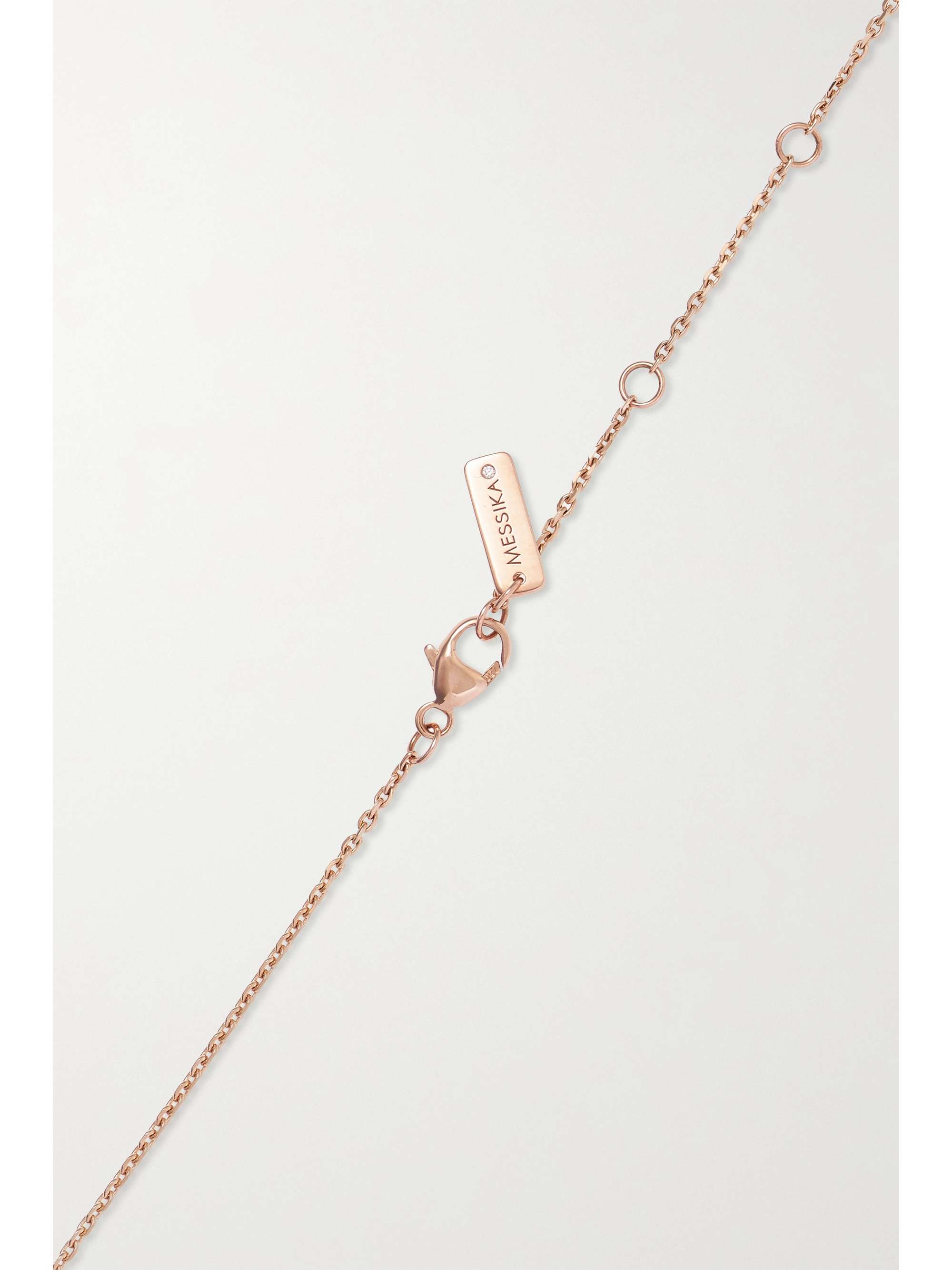 MESSIKA My First Diamond 18-karat rose gold diamond necklace