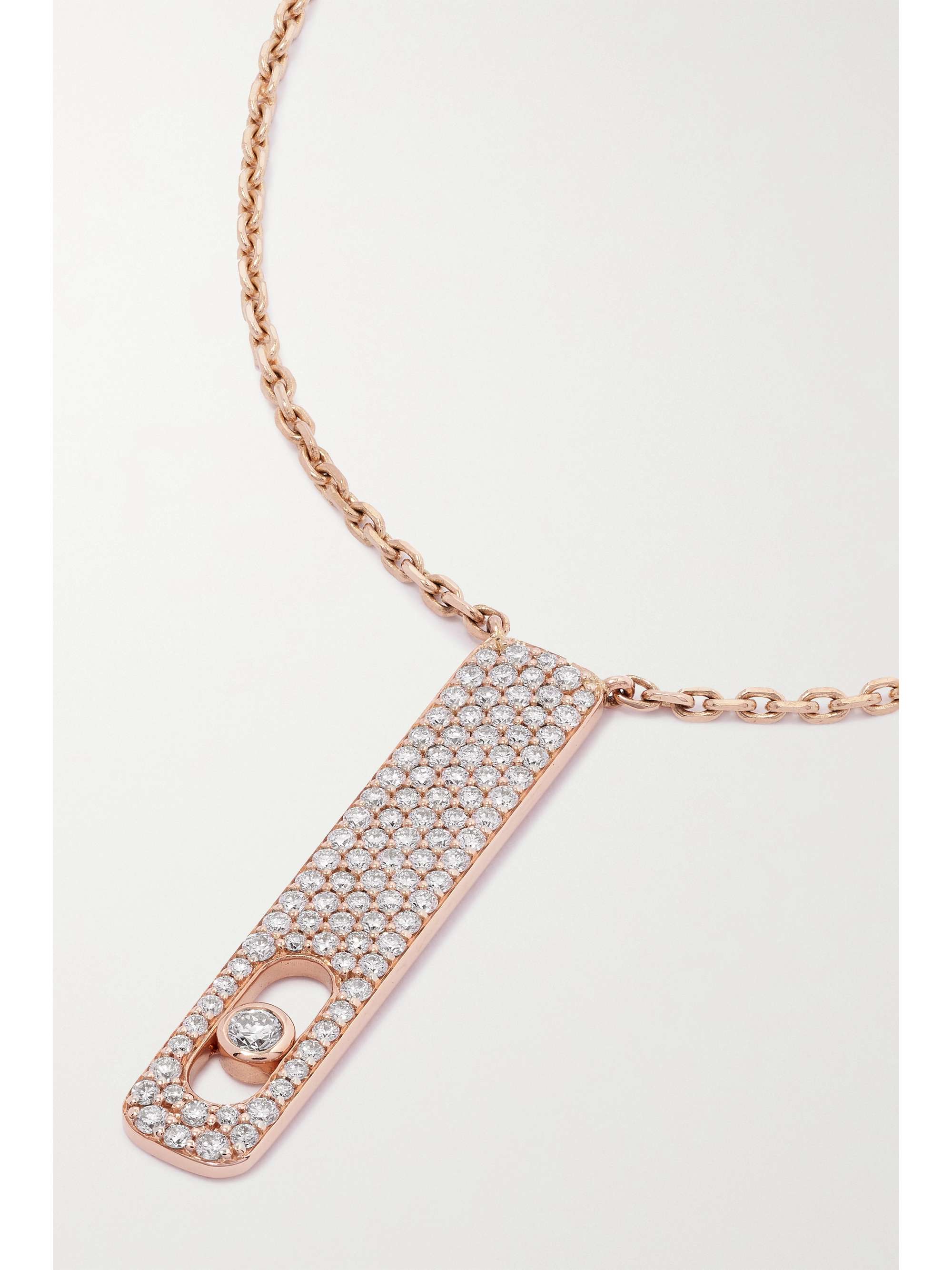 MESSIKA My First Diamond 18-karat rose gold diamond necklace