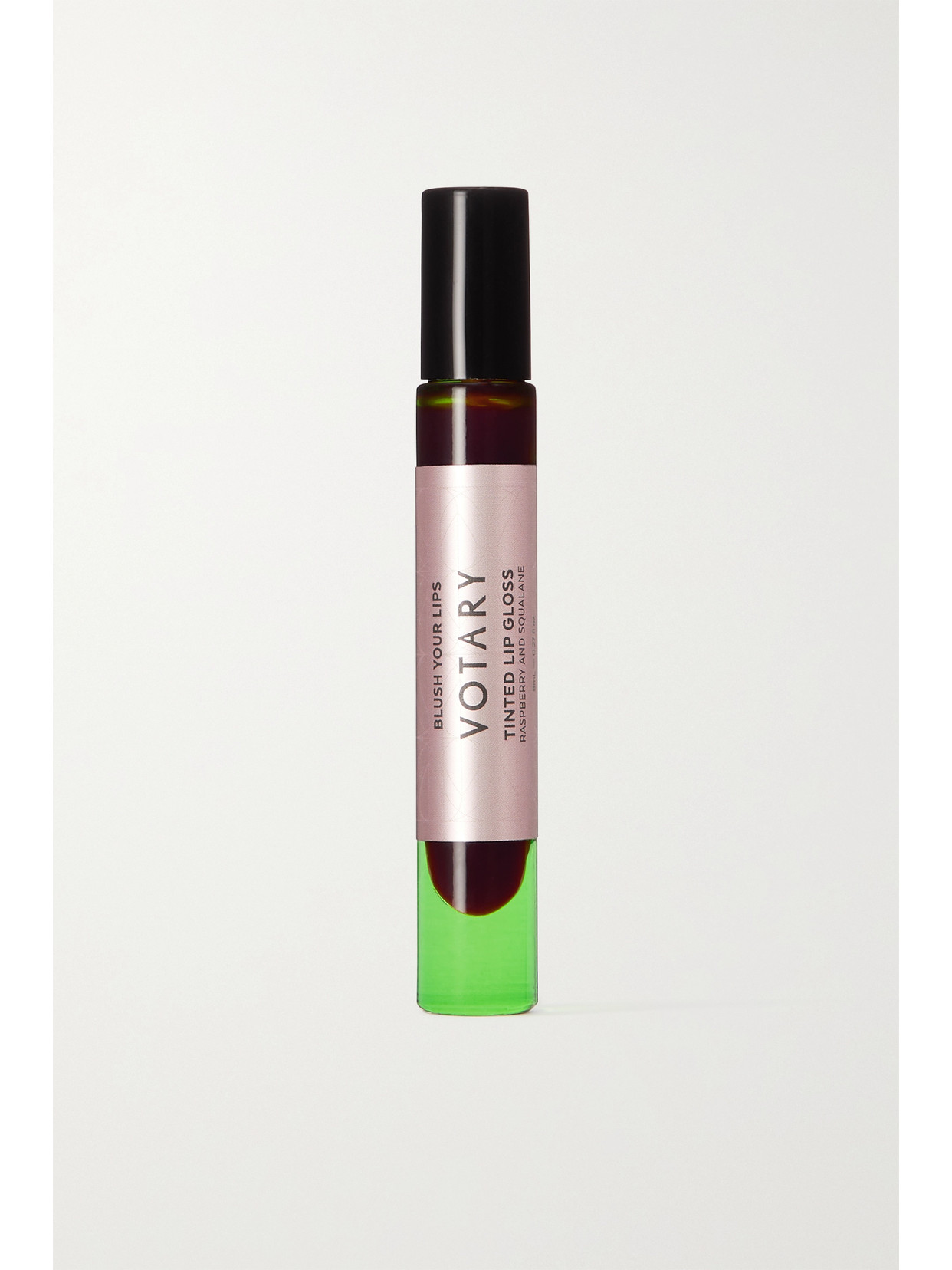 Votary Tinted Lip Gloss Raspberry And Squalane 8ml In Colorless
