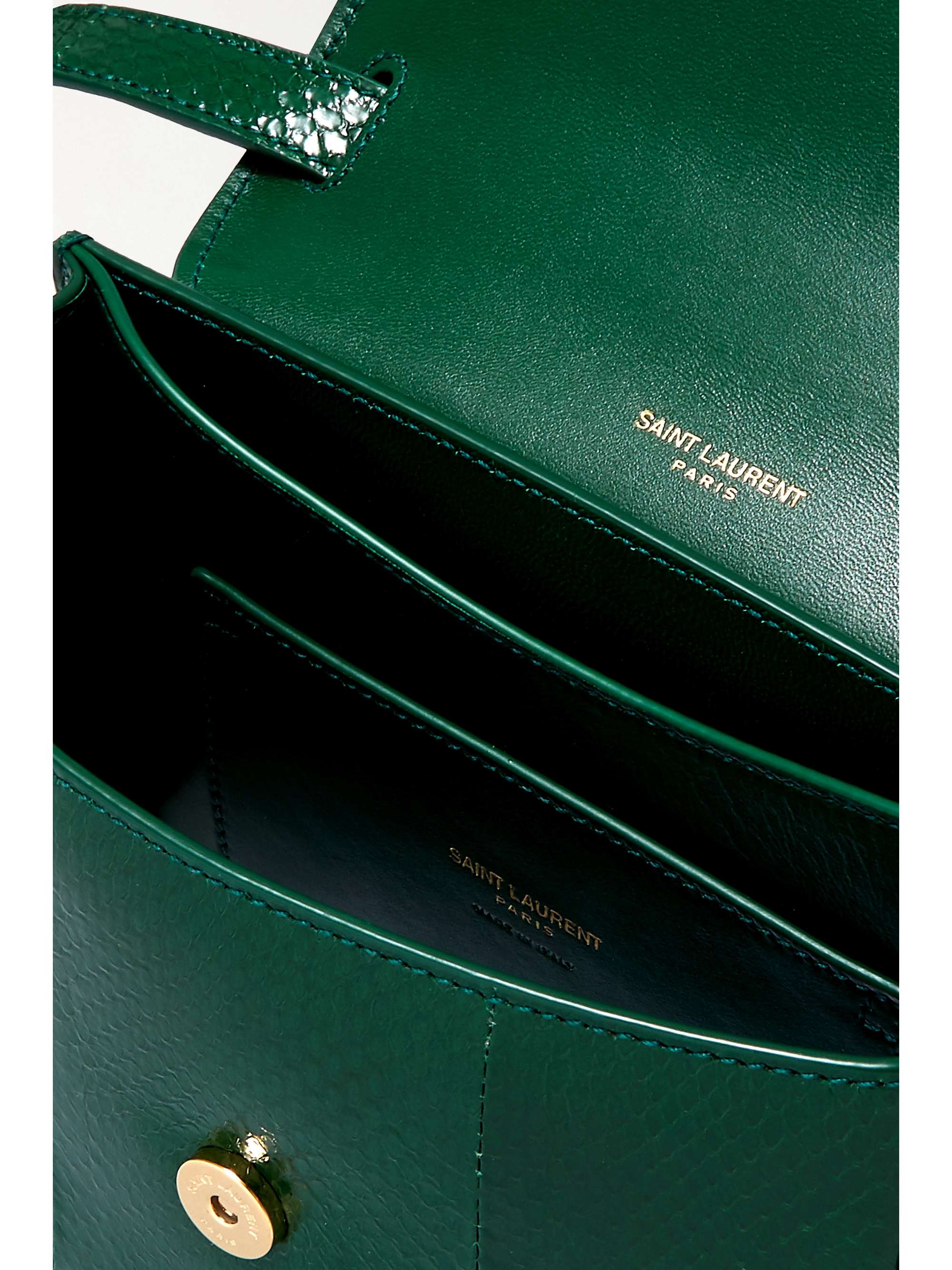 SAINT LAURENT Kaia small printed leather shoulder bag