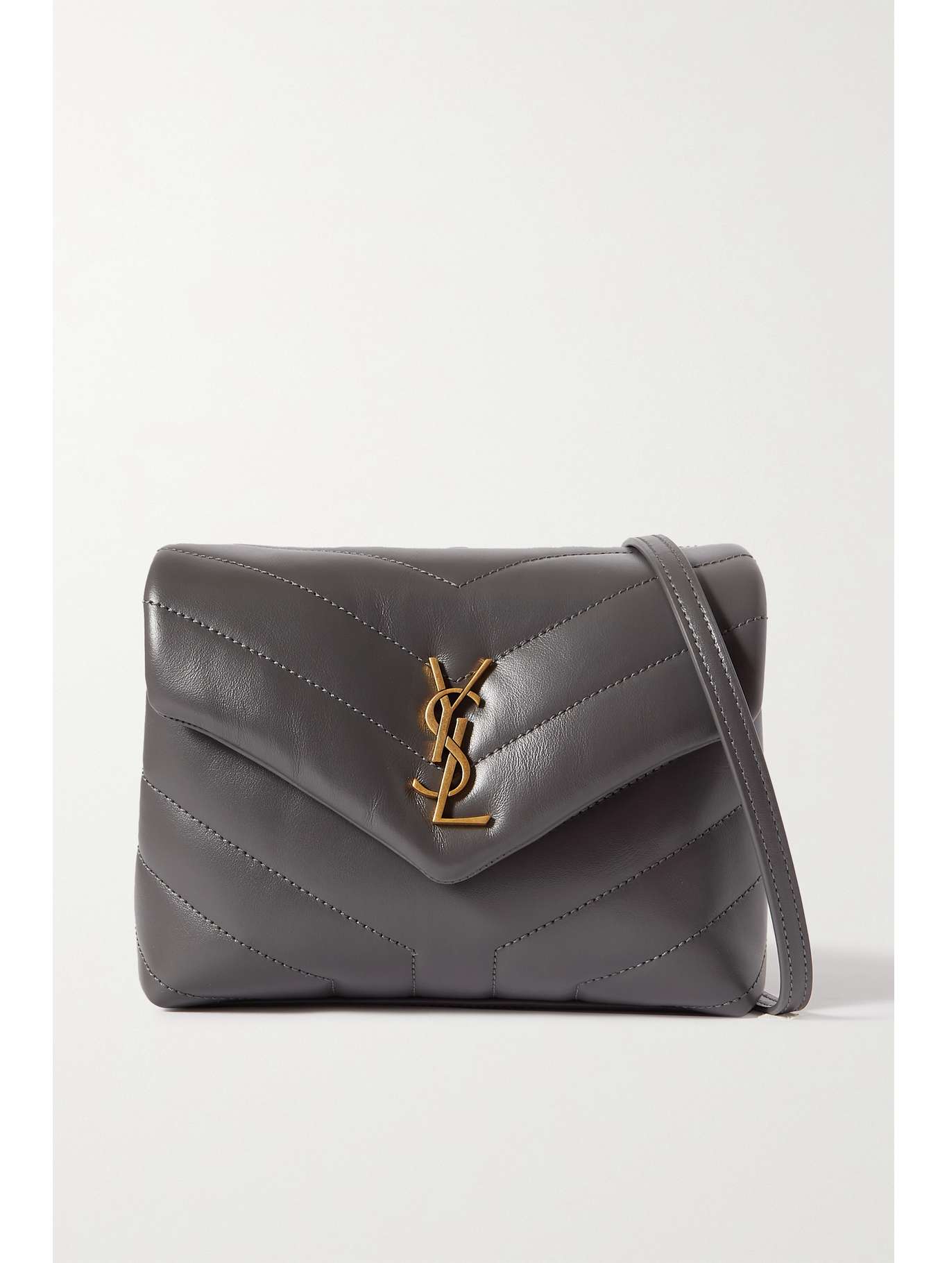 ysl toy loulou grey khaki