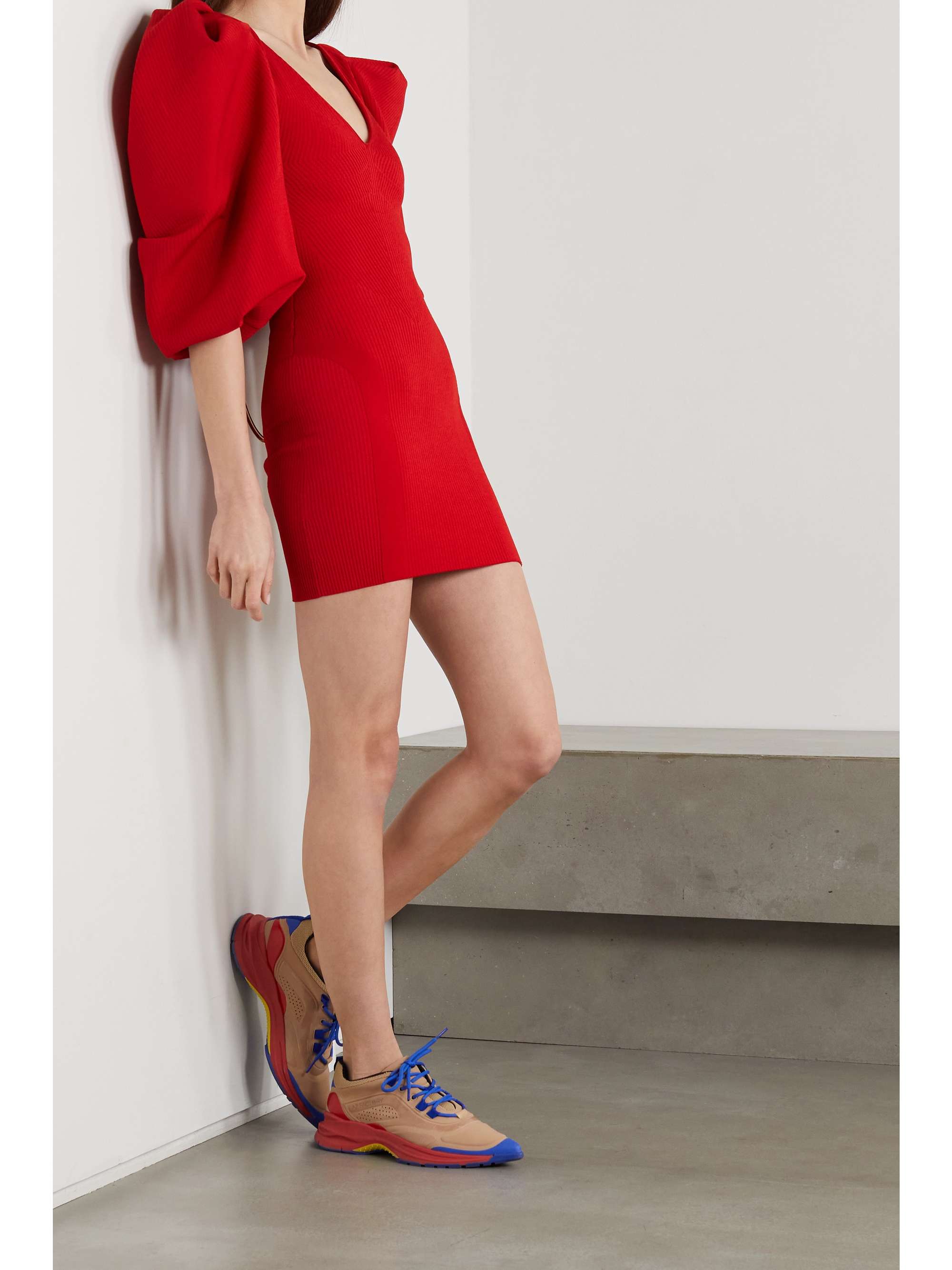 AZ FACTORY MyBody ribbed stretch-knit mini dress