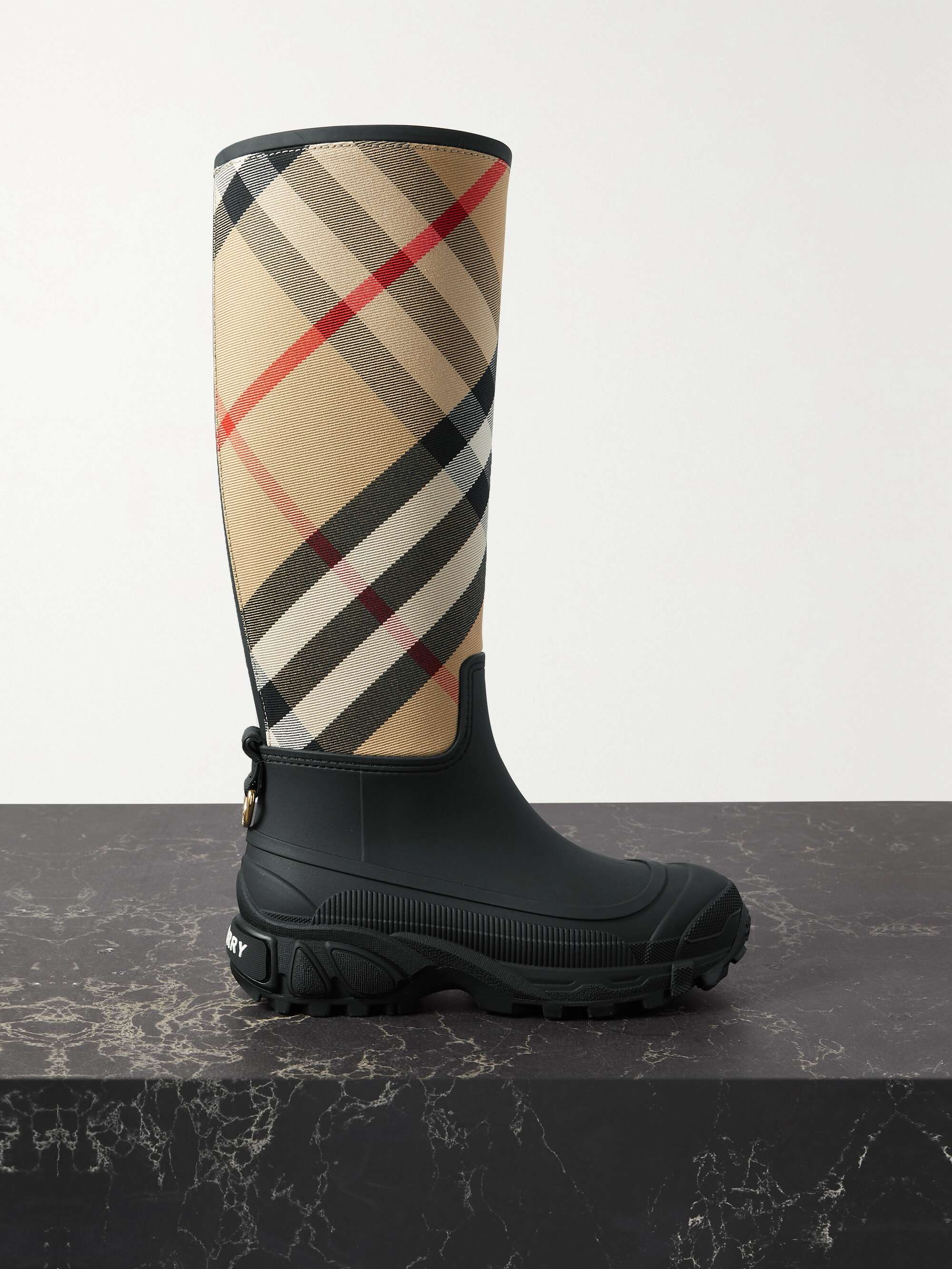 Burberry House Check Pattern Rain Boots