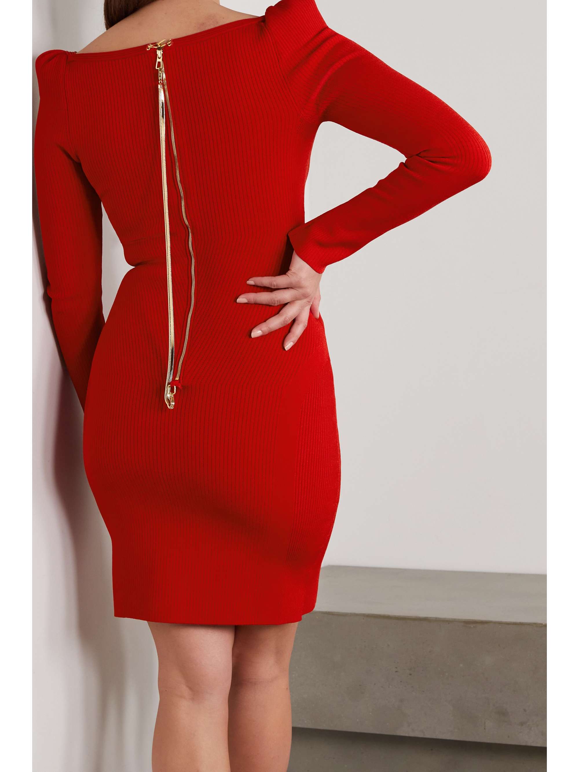 AZ FACTORY MyBody ribbed stretch-knit mini dress