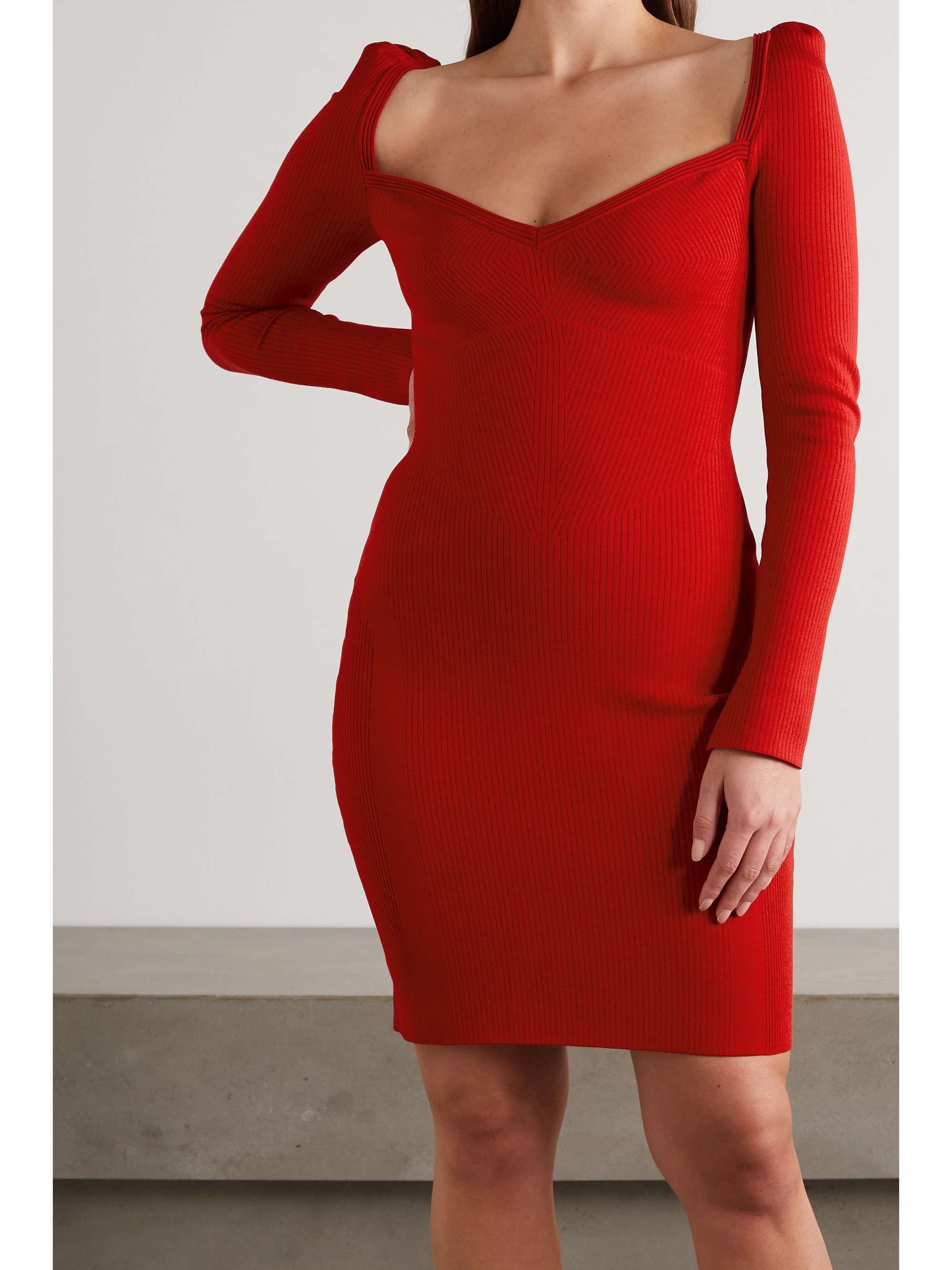 AZ FACTORY MyBody ribbed stretch-knit mini dress