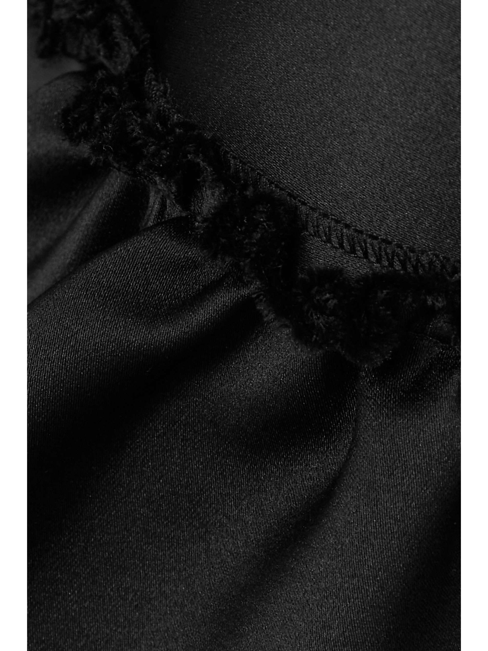 AZ FACTORY Switchwear bow-detailed recycled duchesse-satin maxi skirt