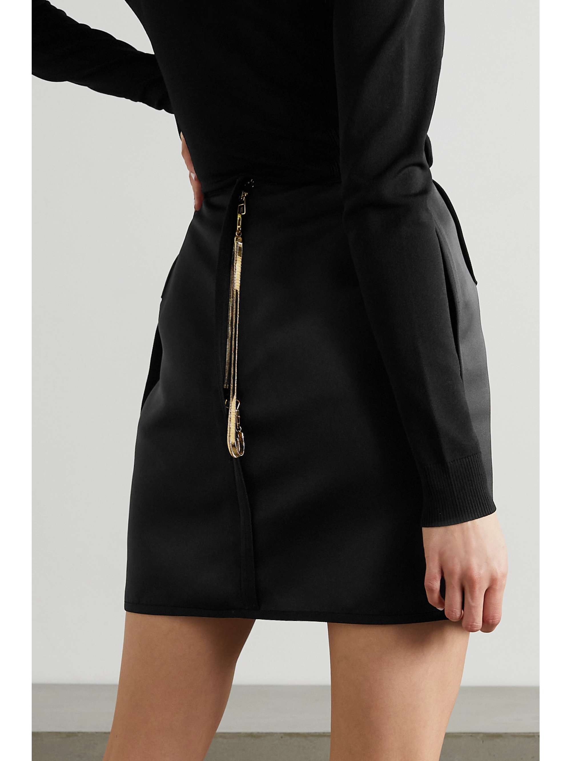 AZ FACTORY Switchwear recycled duchesse-satin mini skirt
