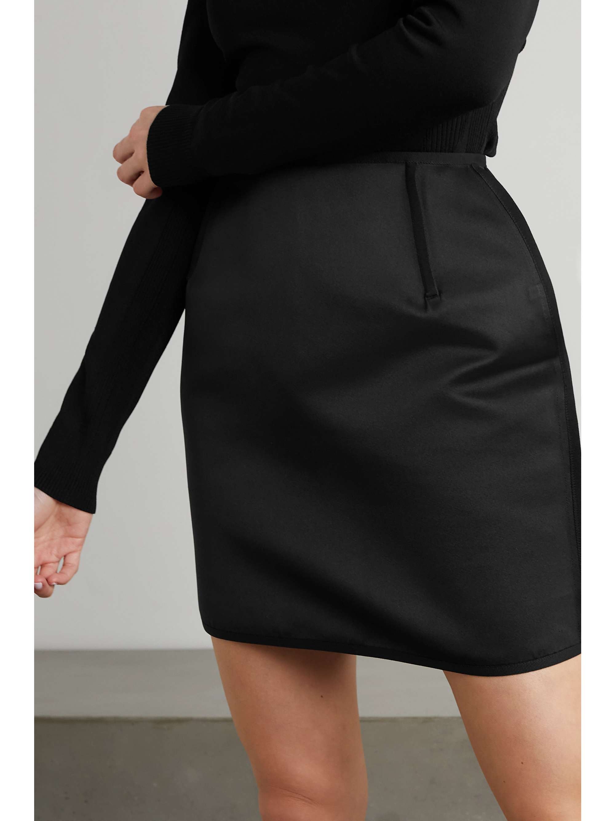 AZ FACTORY Switchwear recycled duchesse-satin mini skirt
