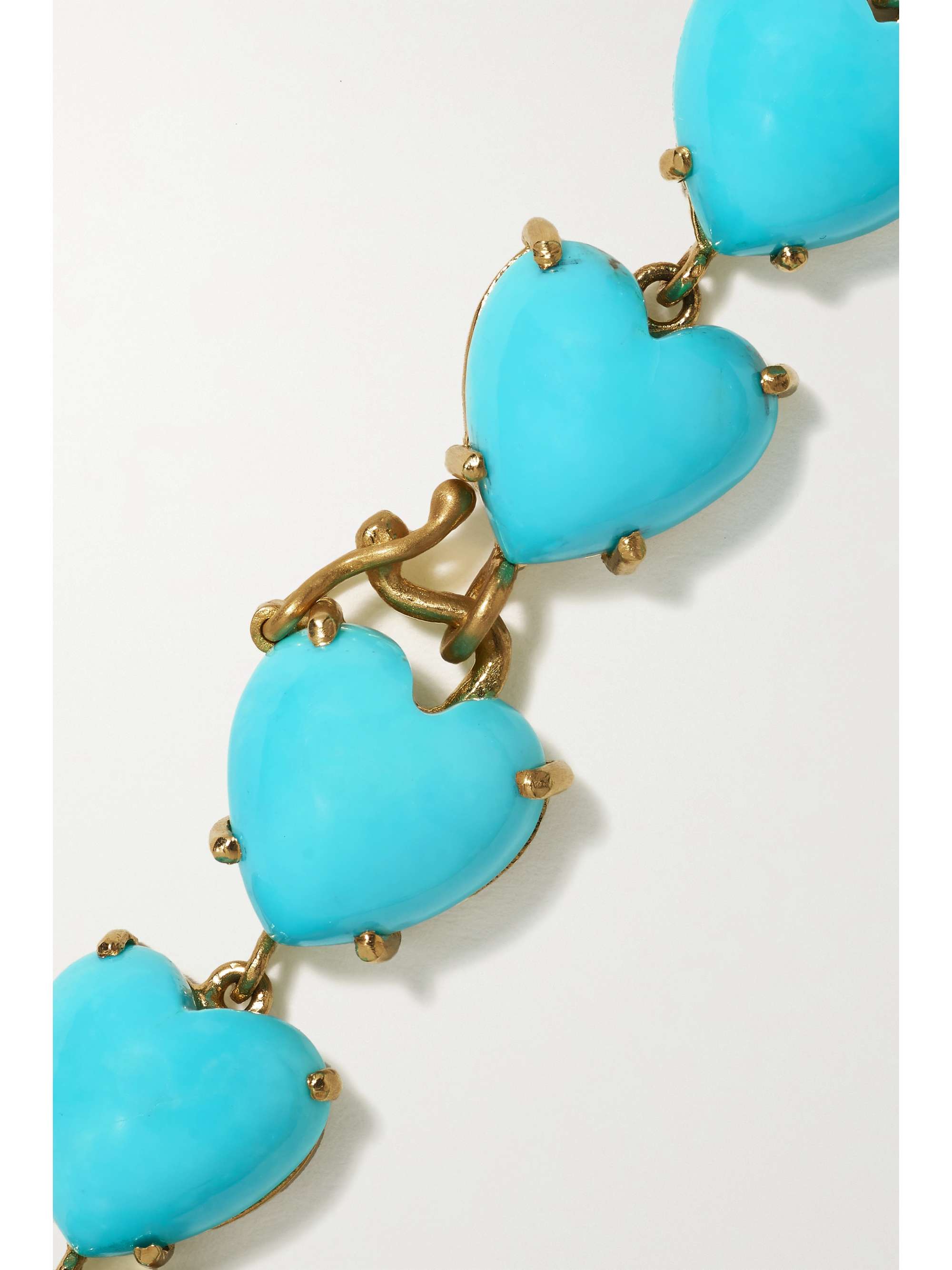 IRENE NEUWIRTH Love 18-karat gold turquoise bracelet