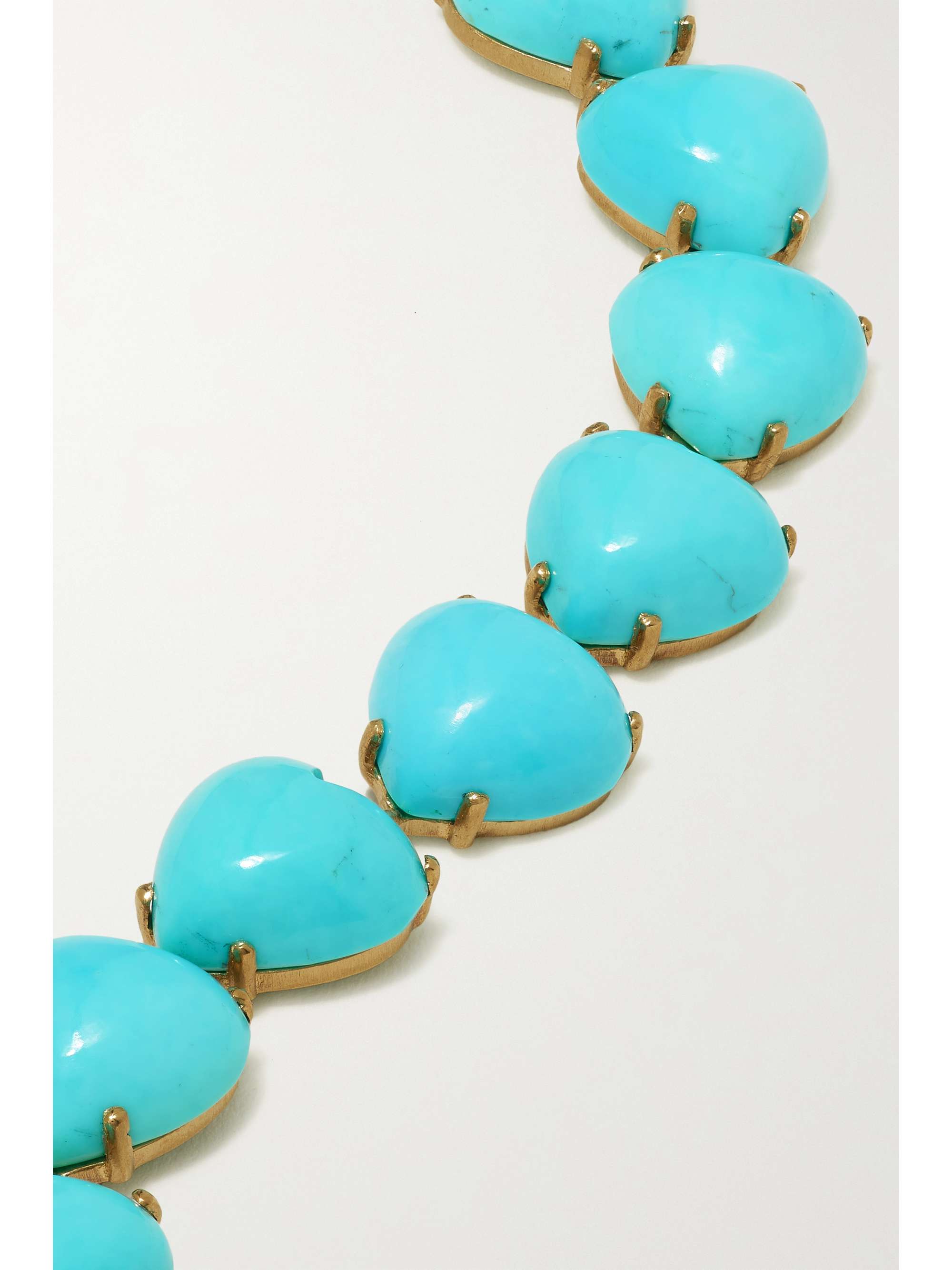 IRENE NEUWIRTH Love 18-karat gold turquoise bracelet