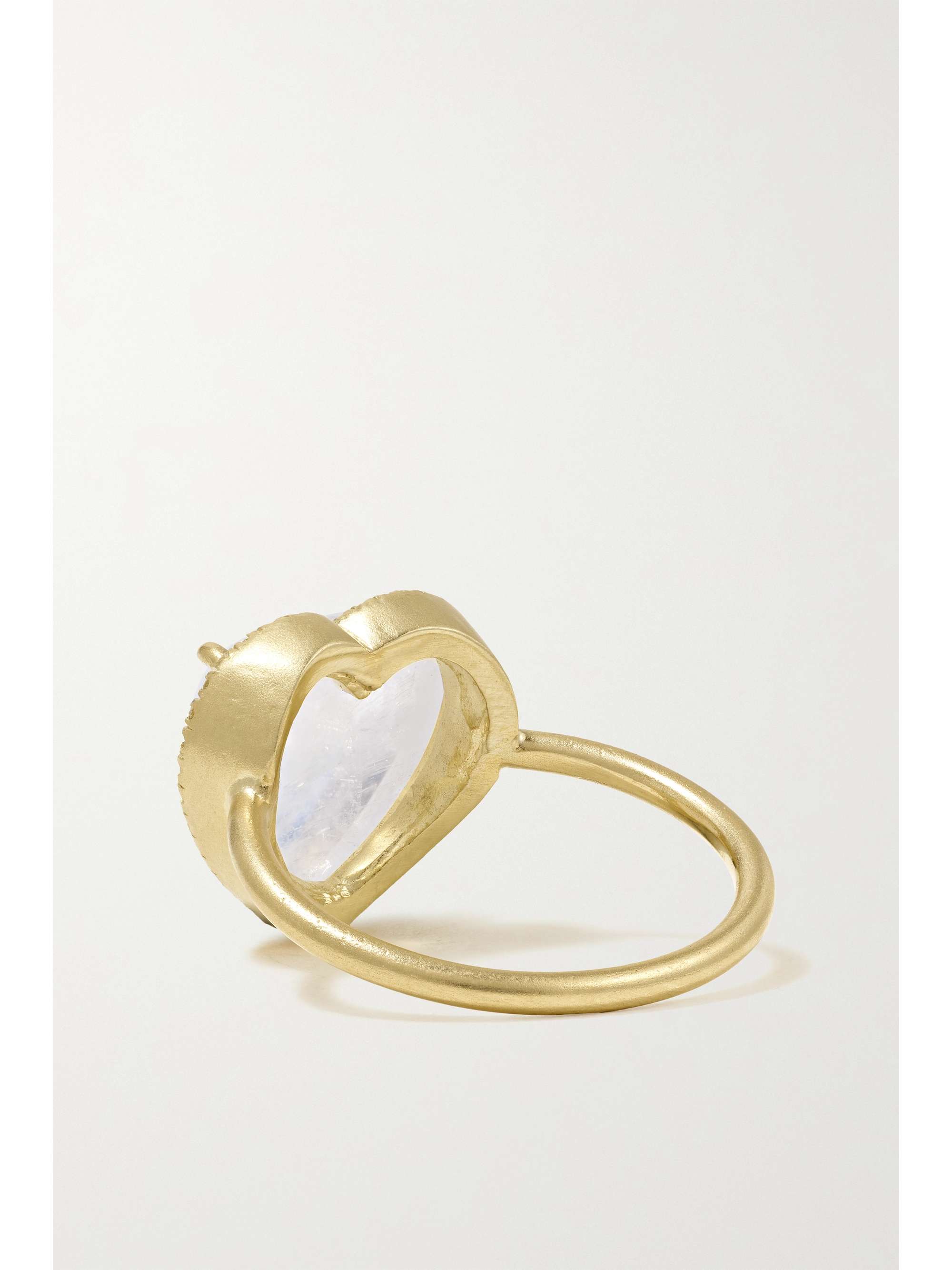 IRENE NEUWIRTH Love 18-karat gold, moonstone and diamond ring