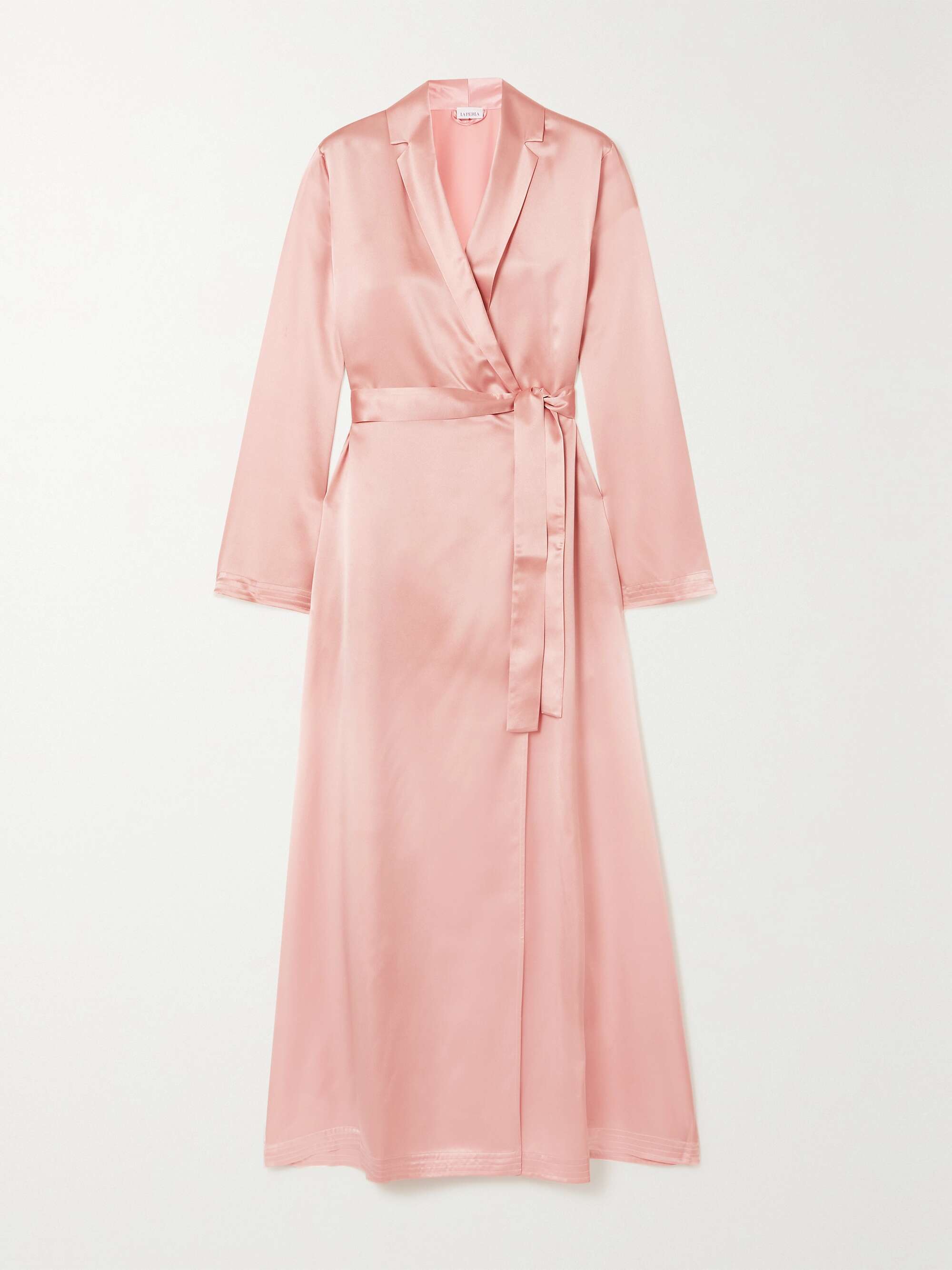 LA PERLA Silk-satin robe | NET-A-PORTER