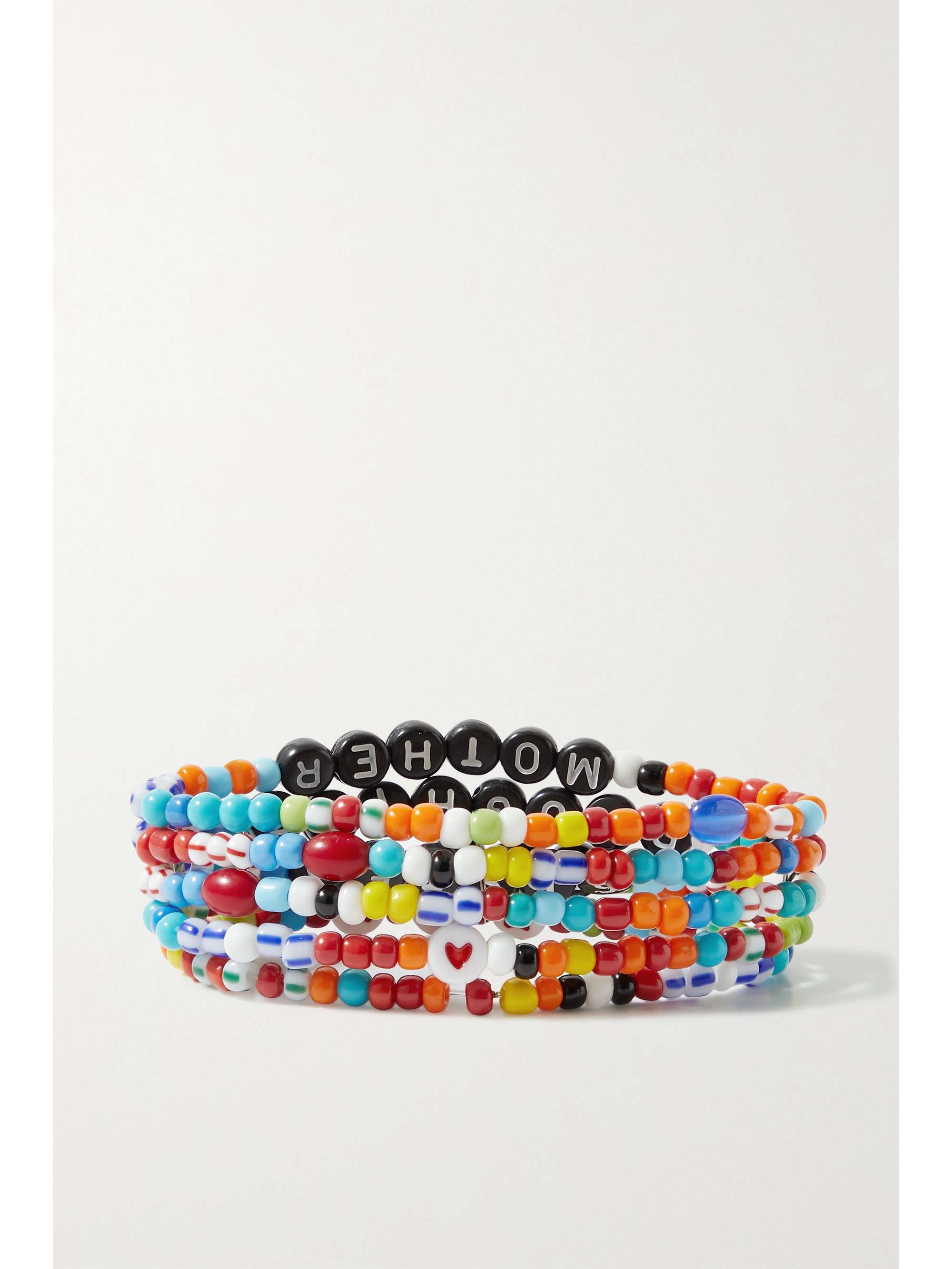 ROXANNE ASSOULIN Set de cinq bracelets à perles