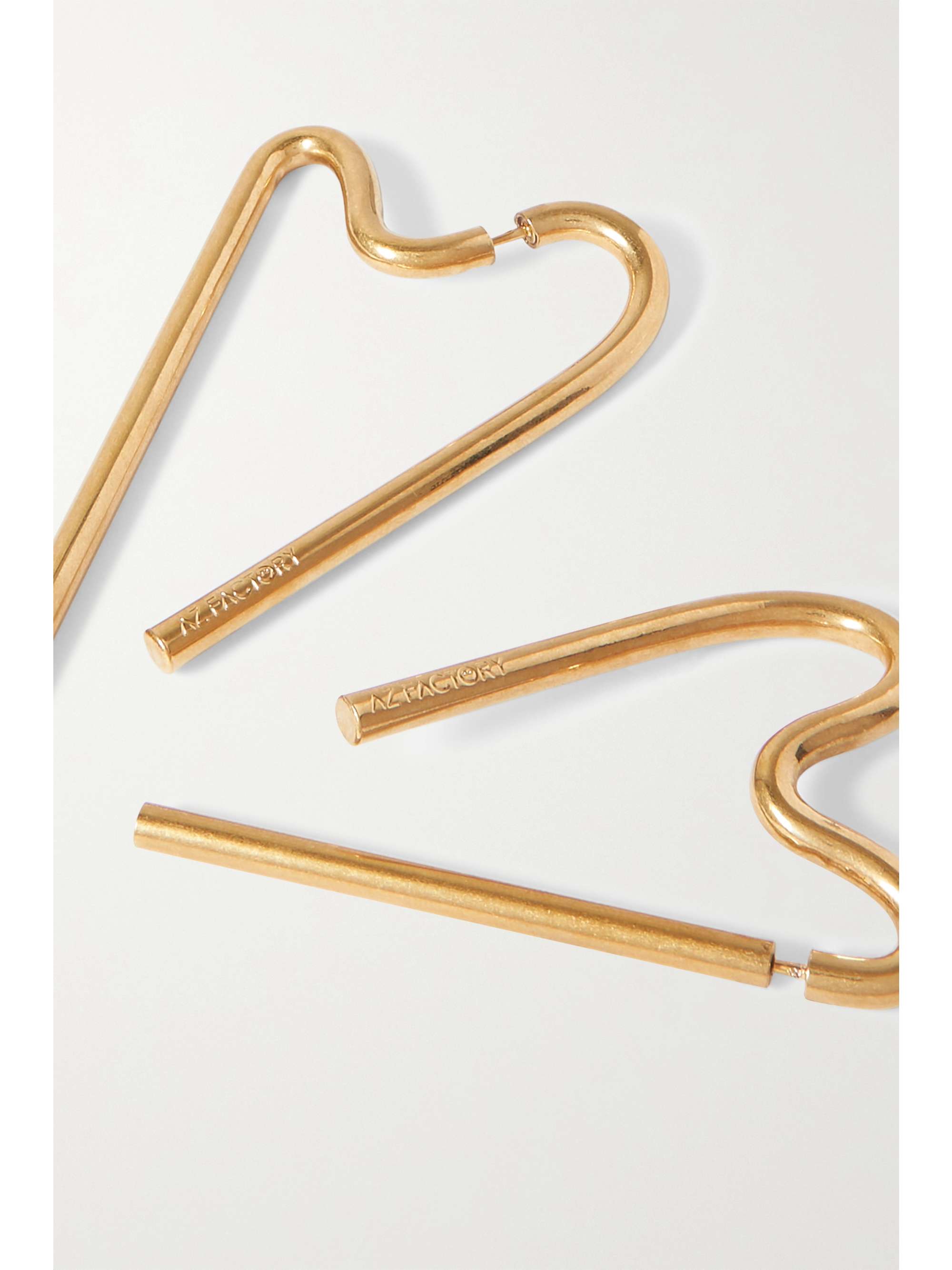 AZ FACTORY Gold-tone earrings