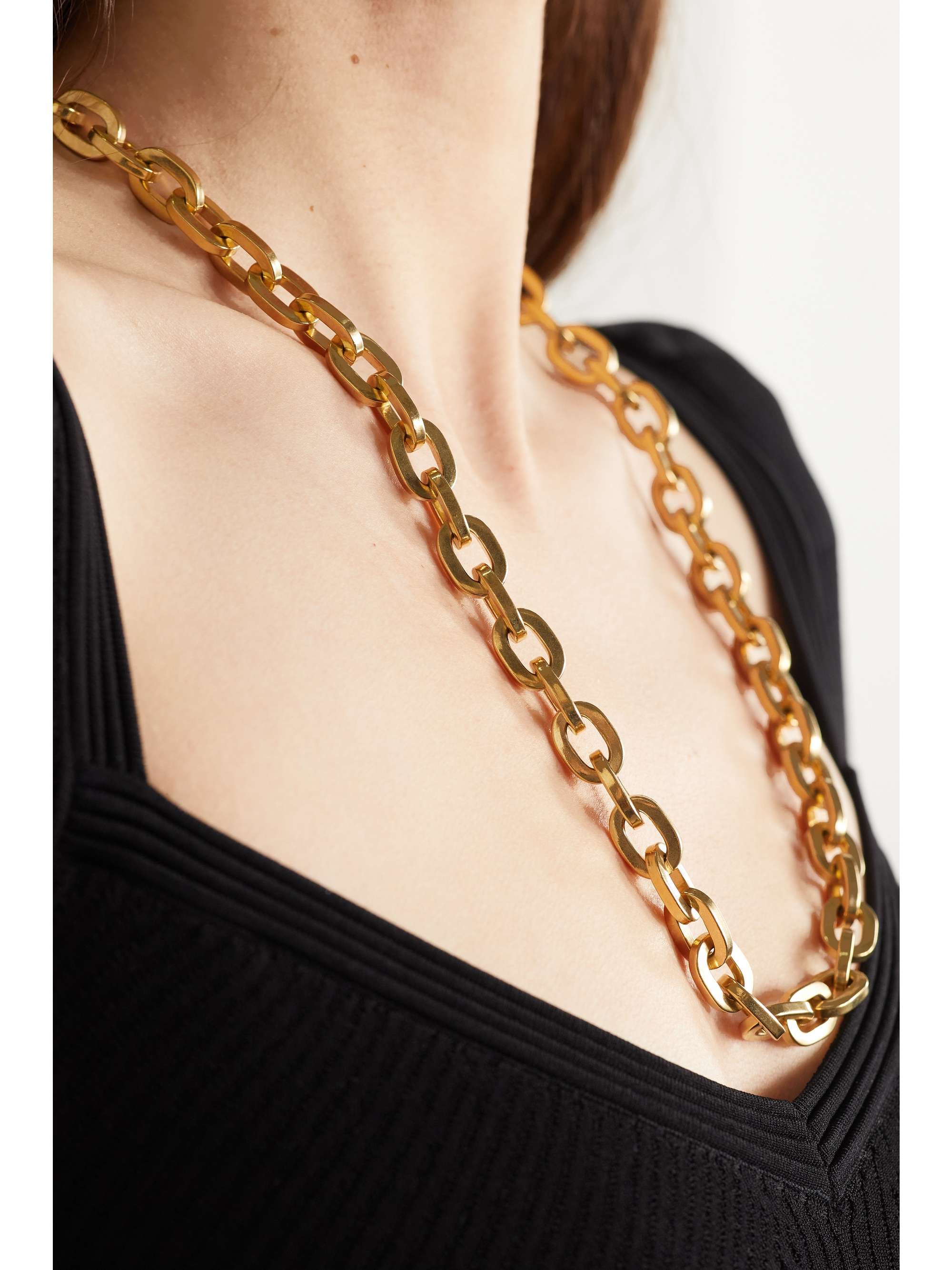 AZ FACTORY Gold-tone faux pearl necklace