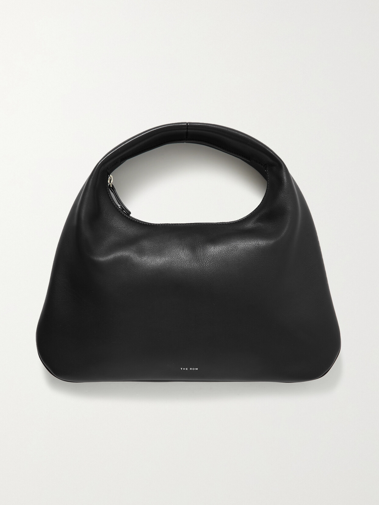 The Row Everyday Small Textured-leather Tote In Black