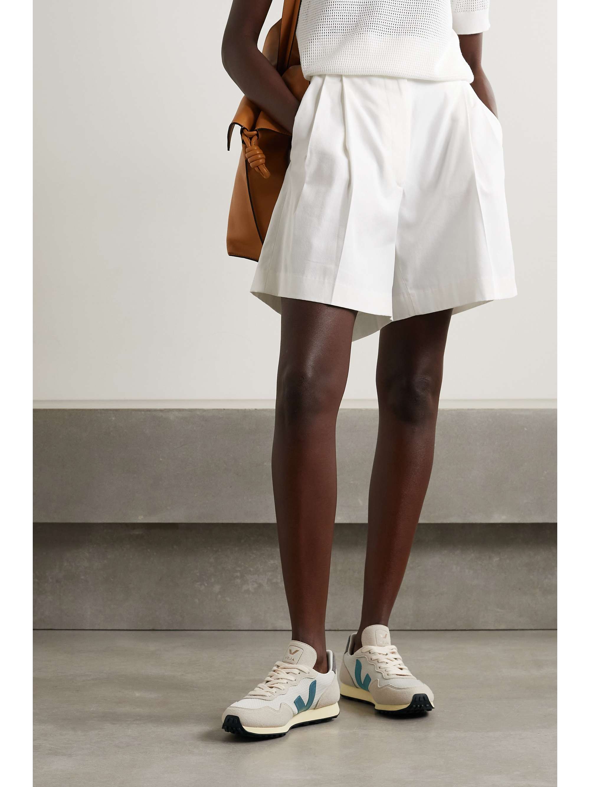 VEJA SDU rubber-trimmed vegan suede and recycled mesh sneakers