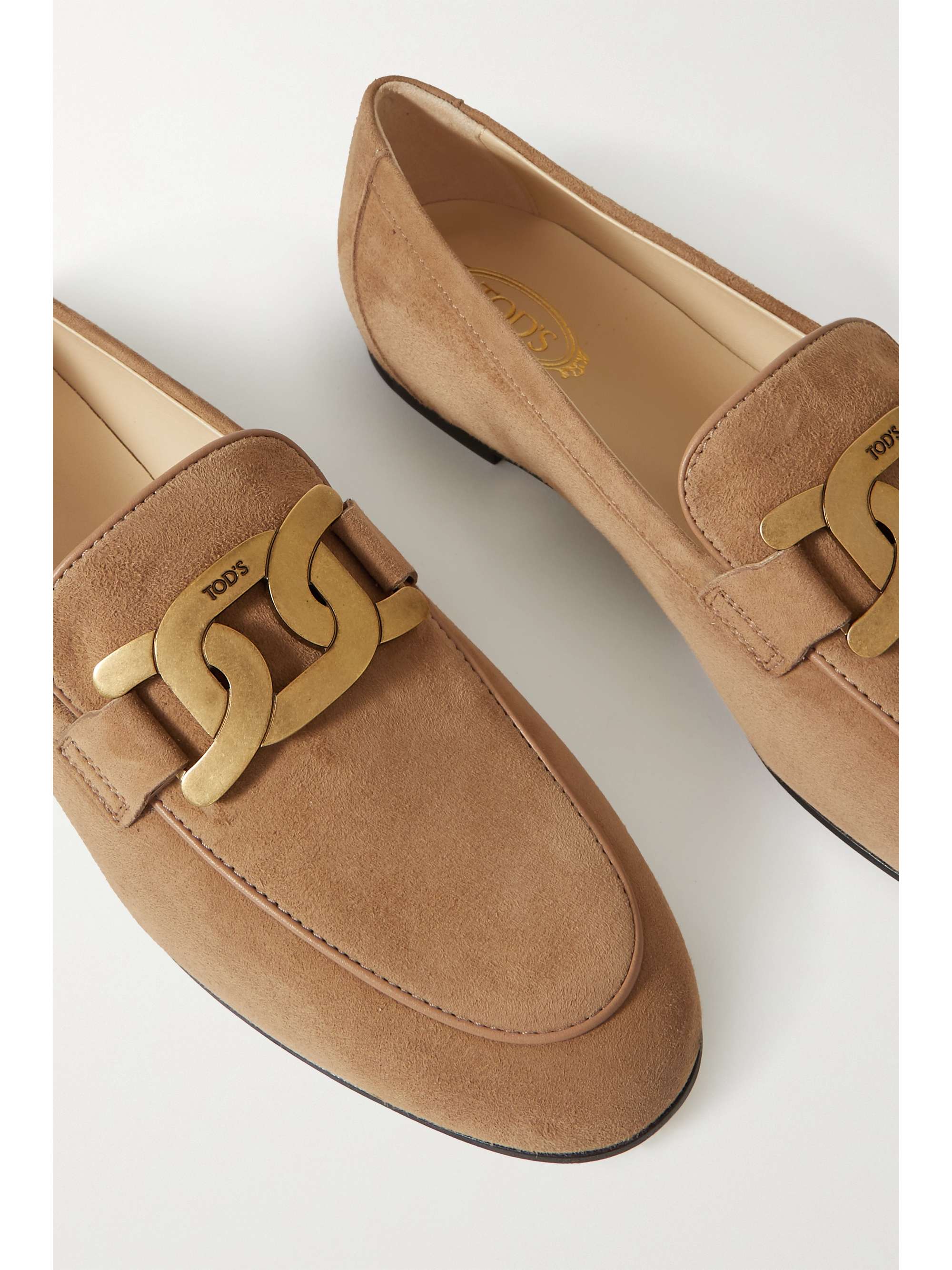 tod's kate leather loafers