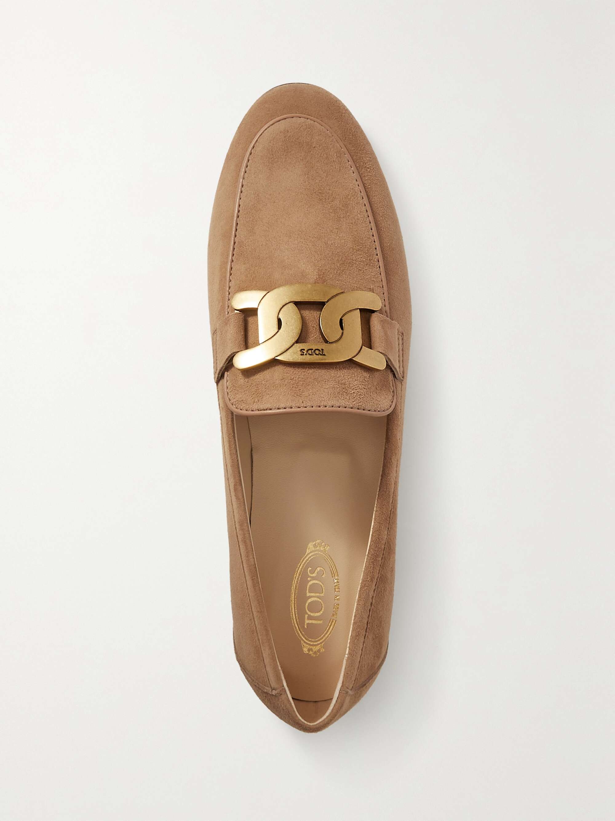 tod's kate leather loafers
