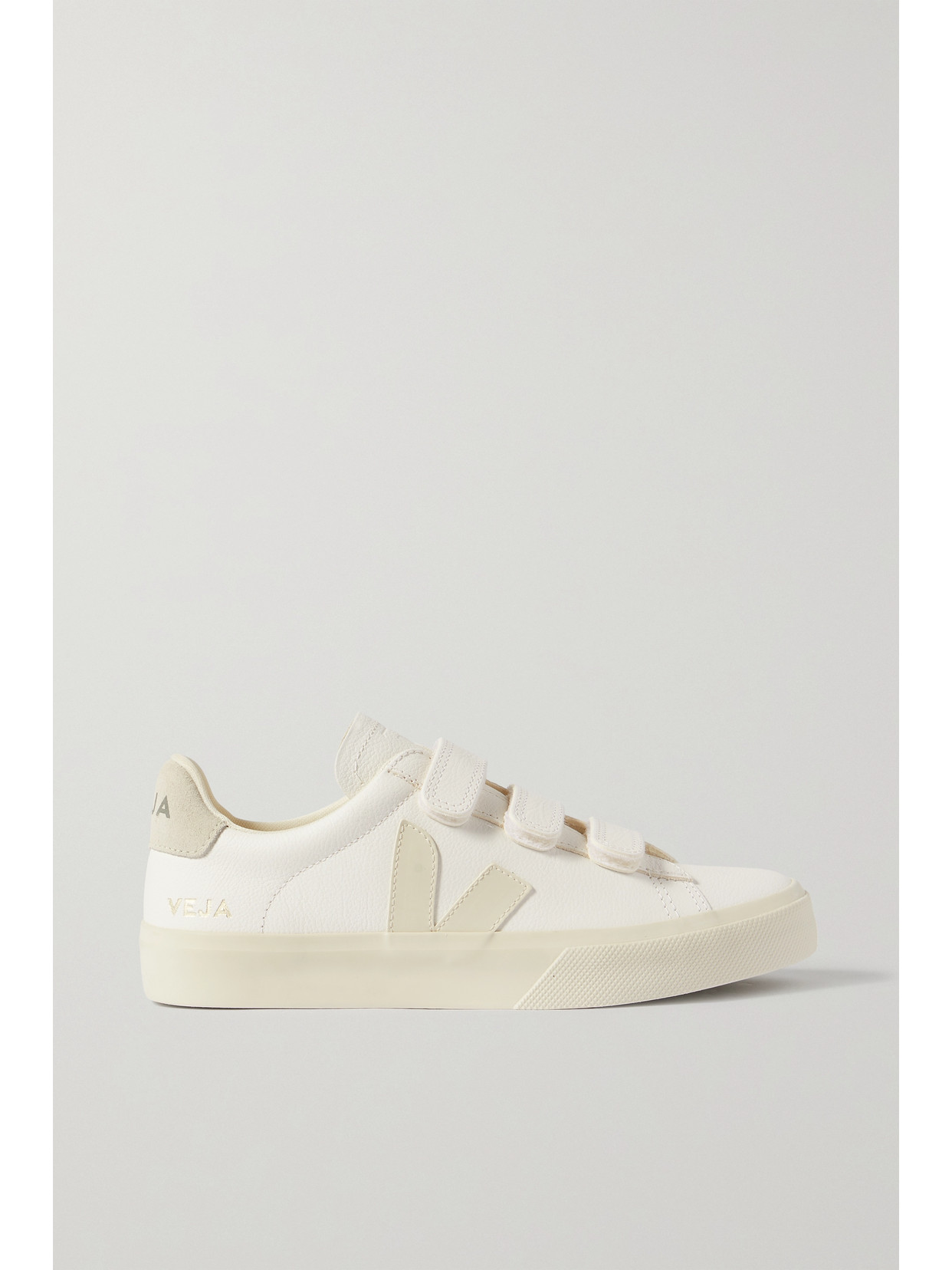 Recife Suede-trimmed Leather Sneakers