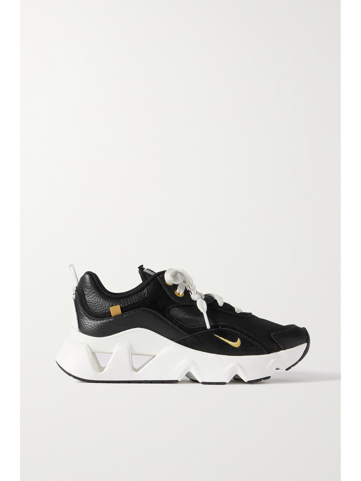 NIKE + SERENA WILLIAMS RYZ 365 II LEATHER, SUEDE AND MESH SNEAKERS