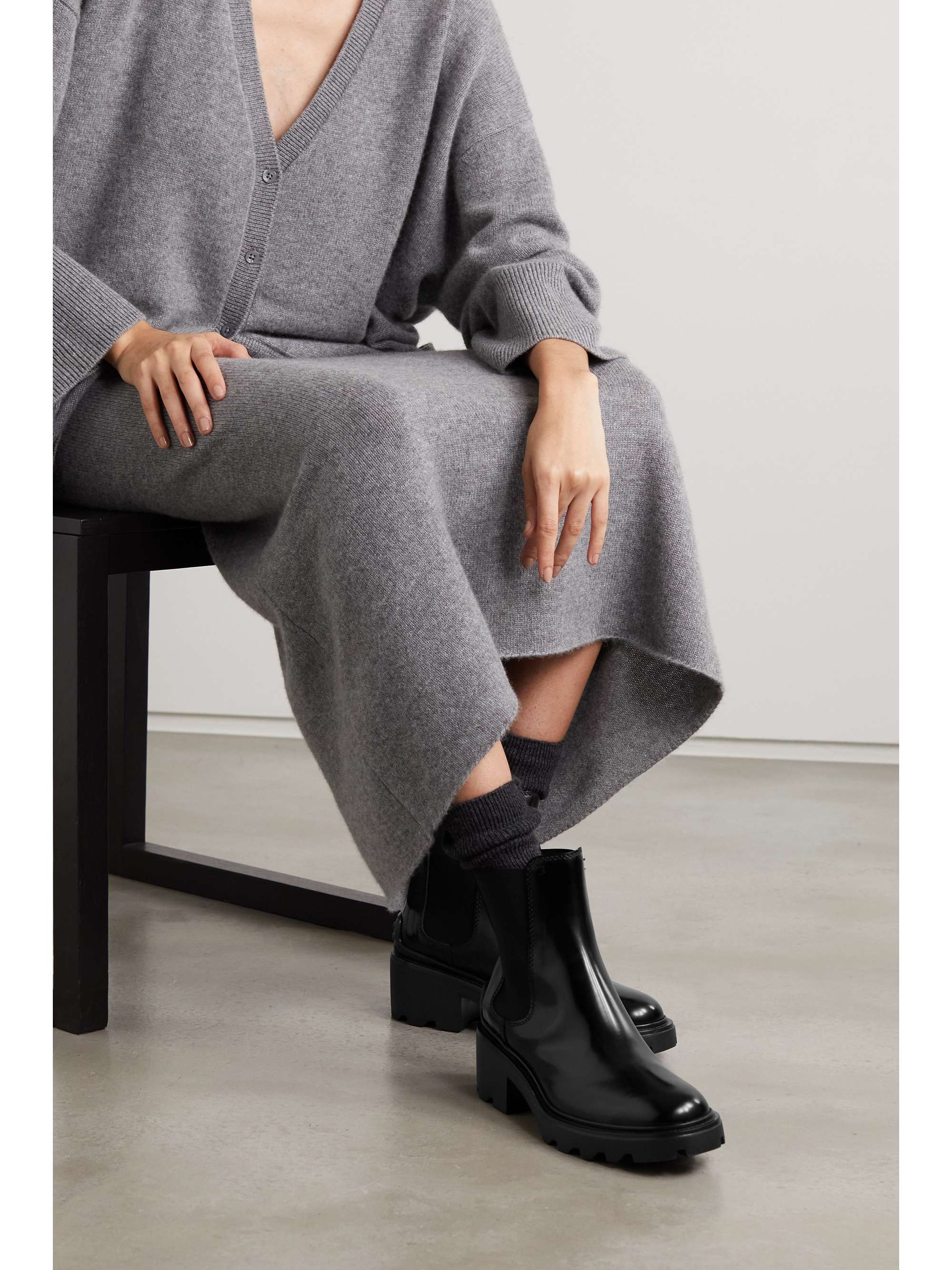 TOD'S Patent-leather boots | NET-A-PORTER